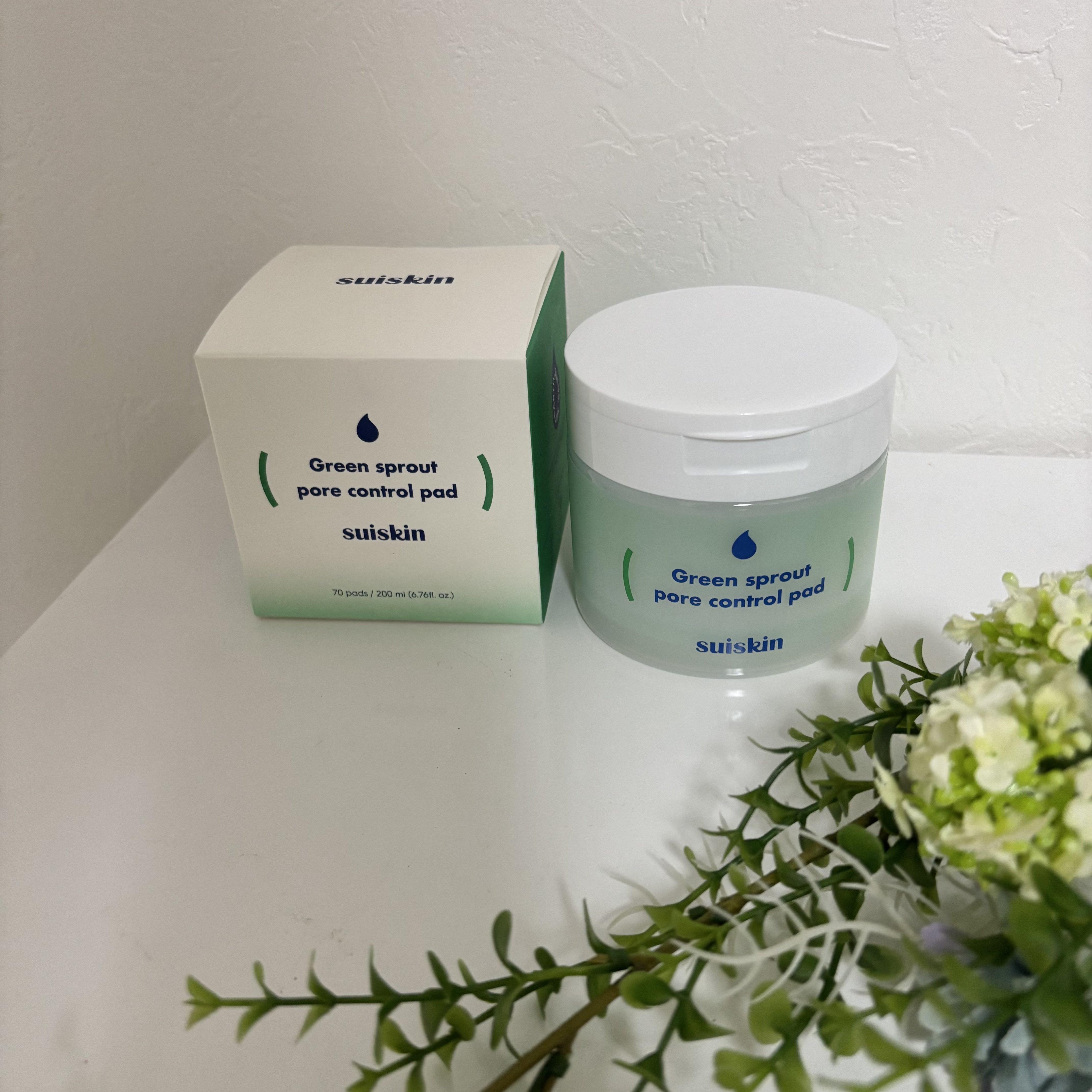 若芽ポアコントロール部分パック/suiskin/トナーパッドを使ったクチコミ（1枚目）