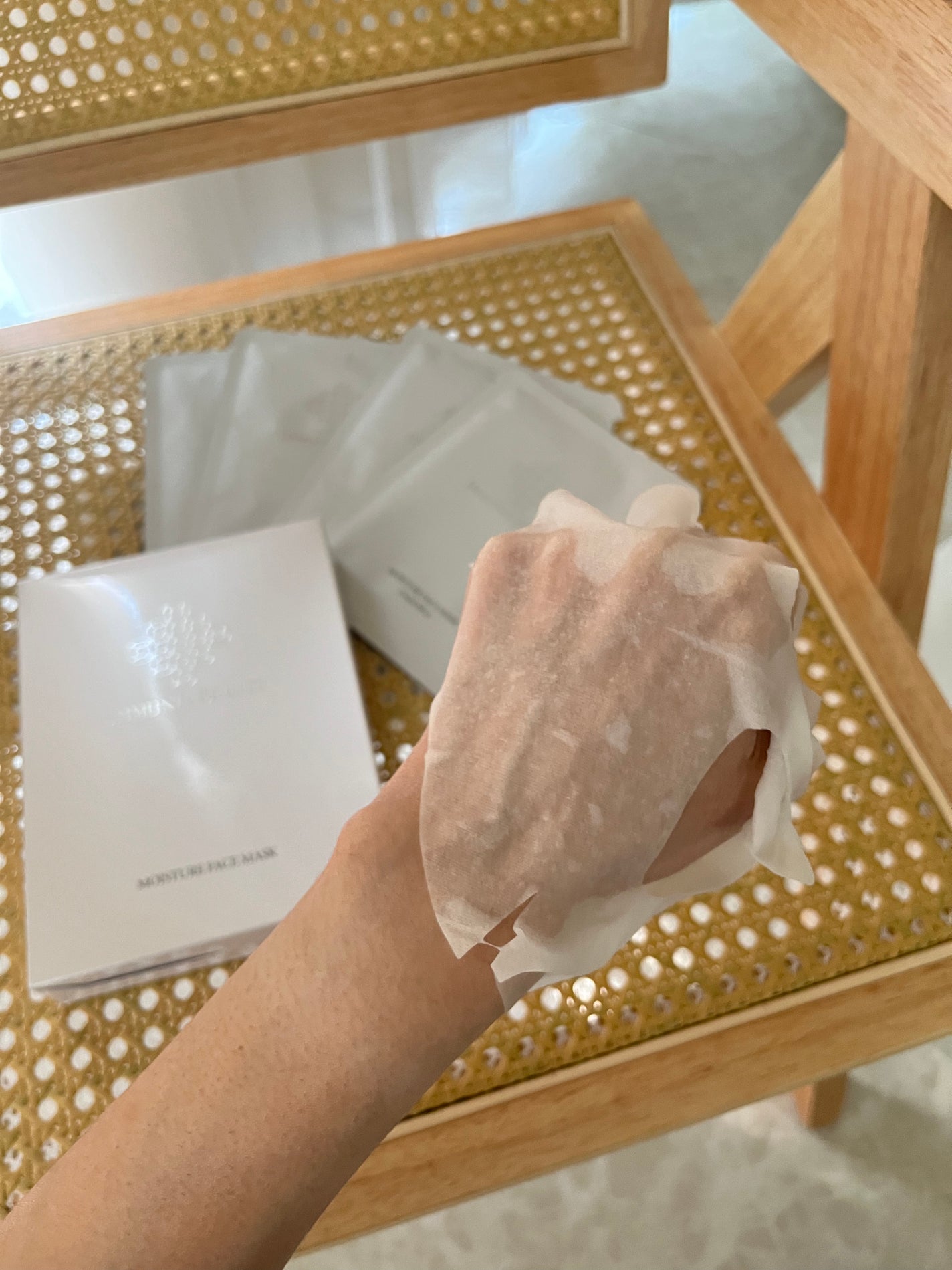 モイスチャーフェイスマスク/IMMUNIA BEAUTE/シートマスク・パックを使ったクチコミ(5枚目)