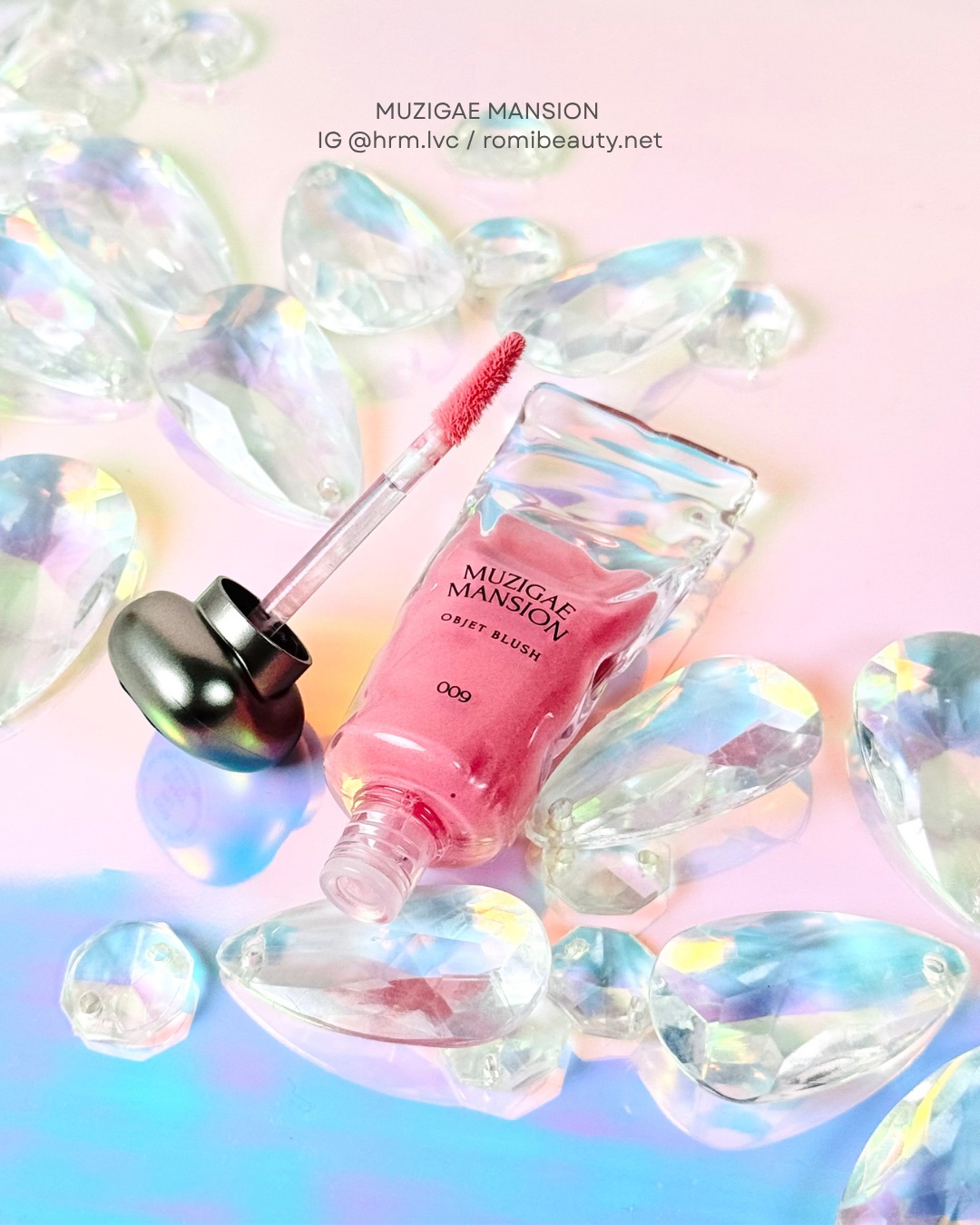 オブジェブラッシュ/MUZIGAE MANSION/リキッドチークを使ったクチコミ（1枚目）