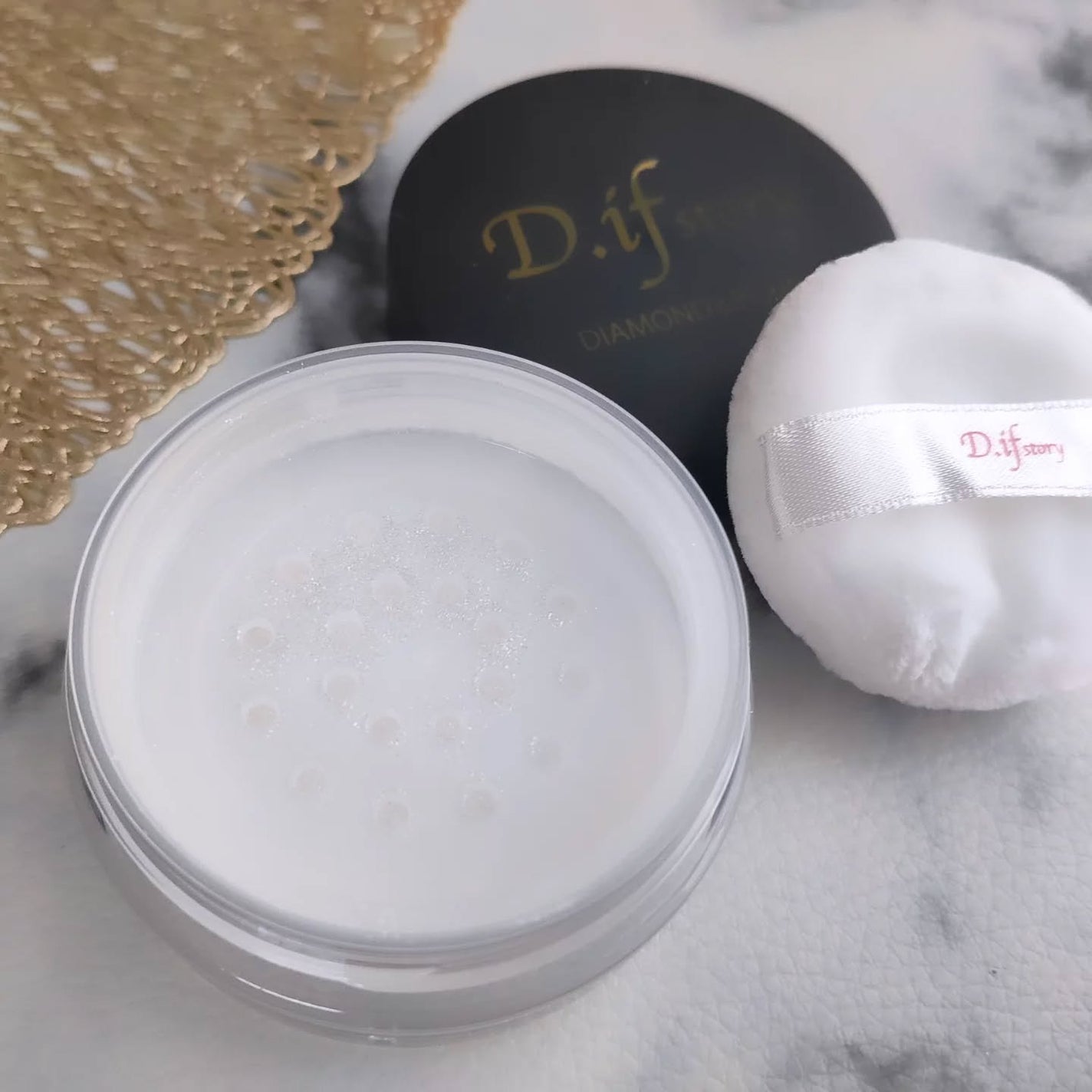 シャイニーパウダー/D.if story(ディフ ストーリー)/ルースパウダーを使ったクチコミ(5枚目)