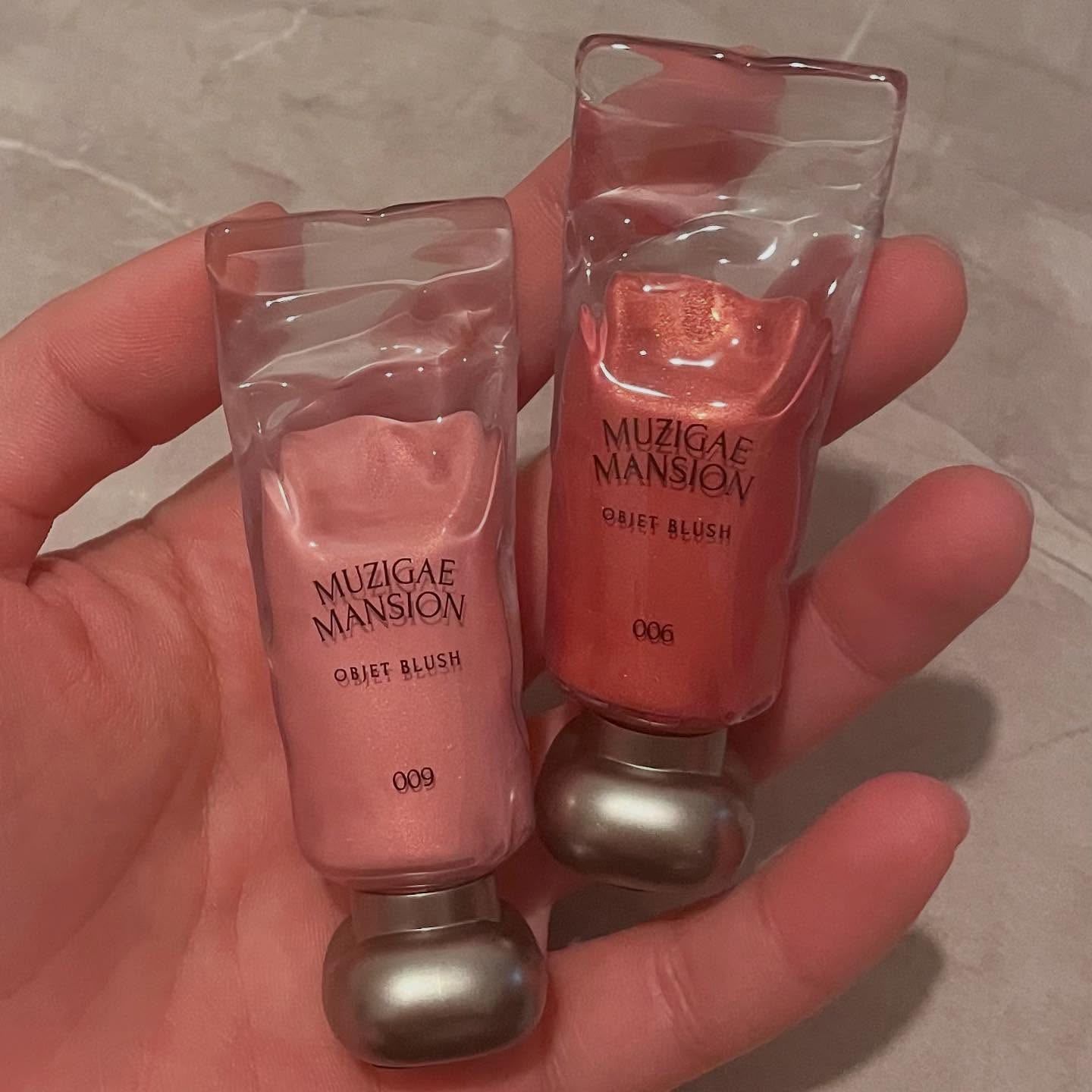 オブジェブラッシュ/MUZIGAE MANSION/リキッドチークを使ったクチコミ（1枚目）