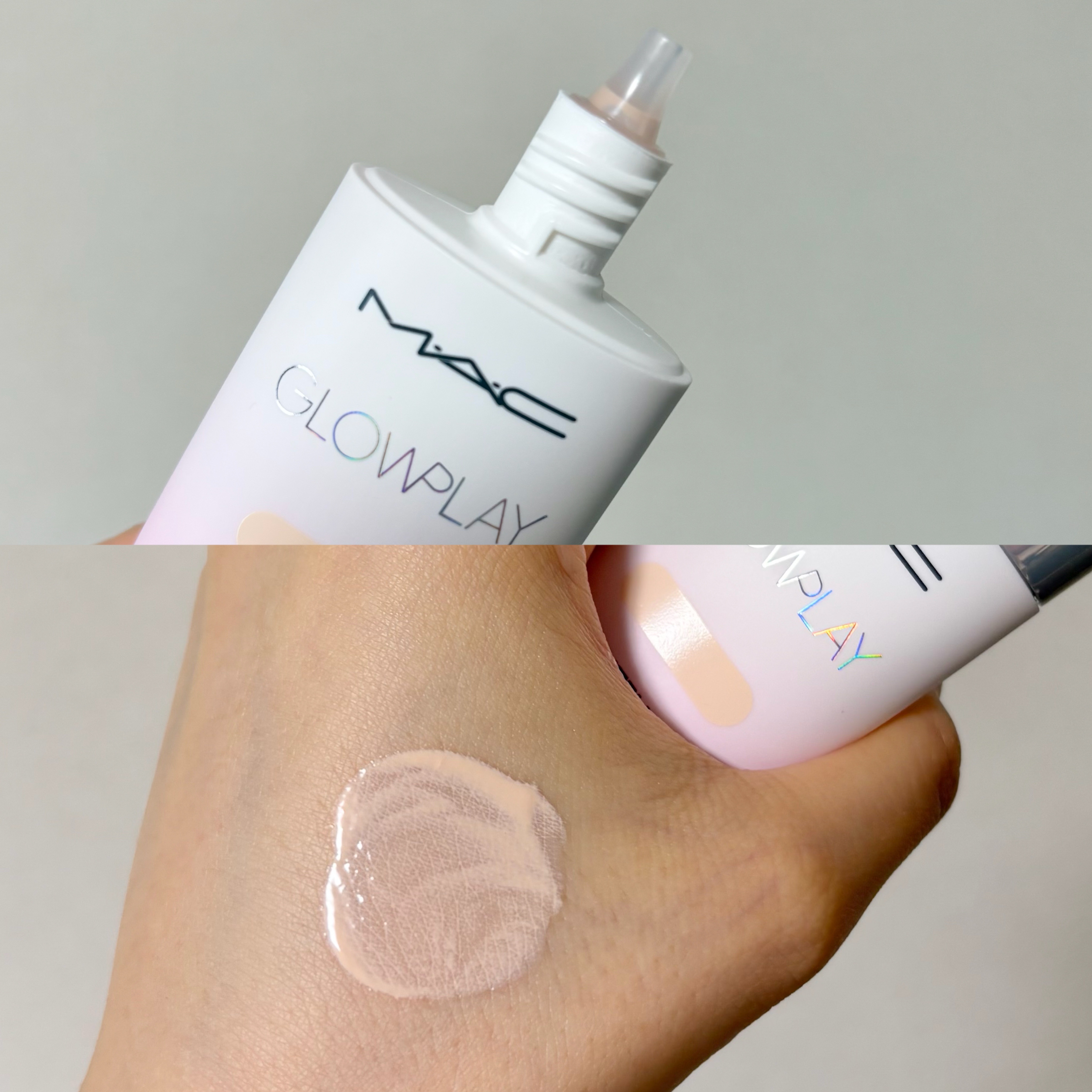 グロー プレイ ライトフル C3 トーン アップ プライマー SPF 50+/M・A・C/化粧下地を使ったクチコミ（3枚目）