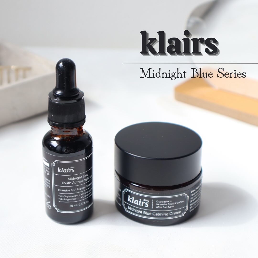 ミッドナイトブルーカーミングクリーム/Klairs/フェイスクリームを使ったクチコミ（1枚目）