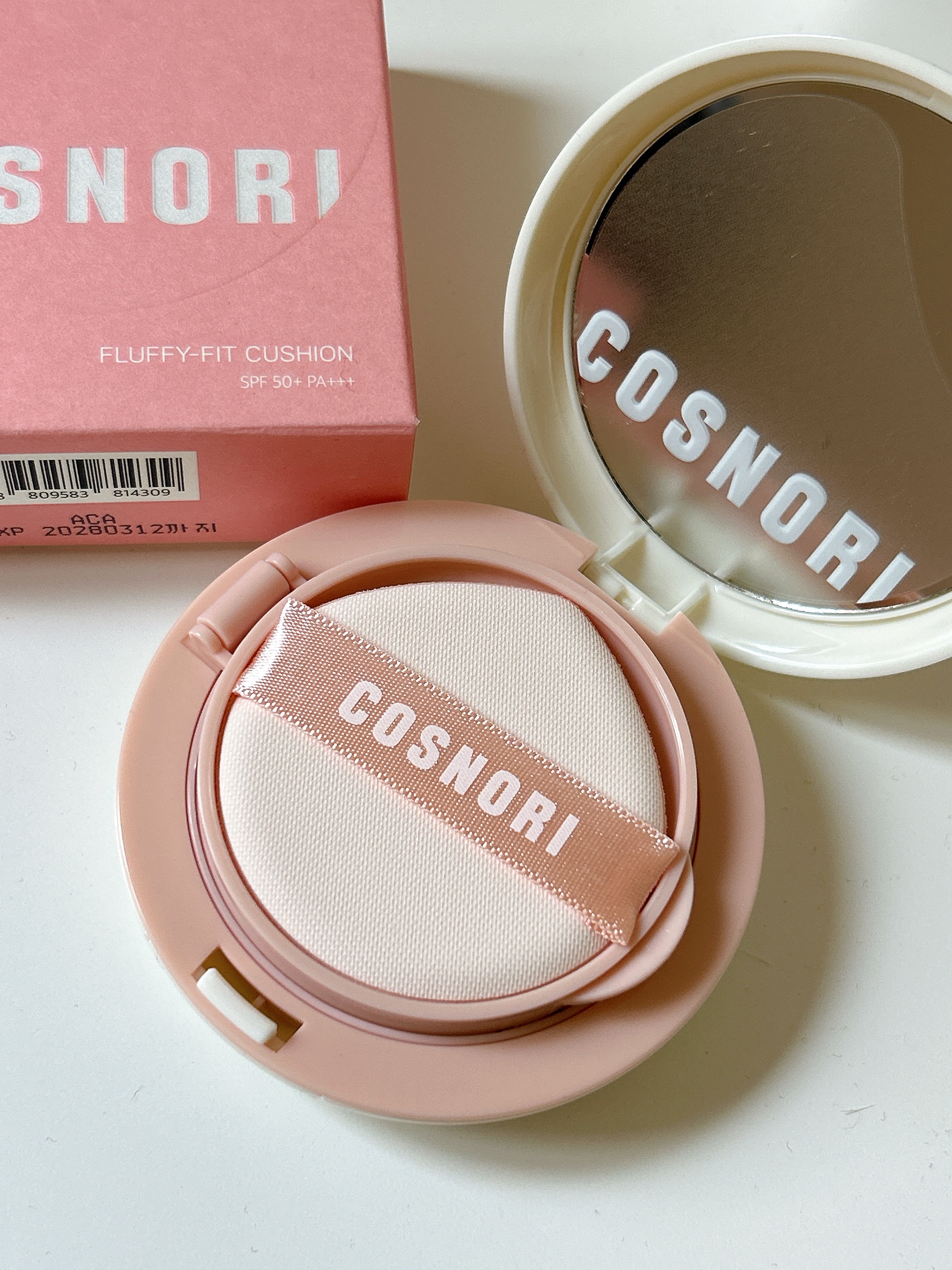 フラフィフィットクッション/COSNORI/クッションファンデーションを使ったクチコミ（3枚目）