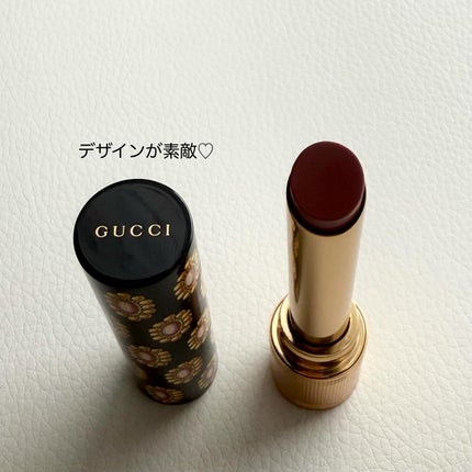 グッチ ルージュ ドゥ ボーテ ブリアン/GUCCI beauty/口紅を使ったクチコミ(3枚目)