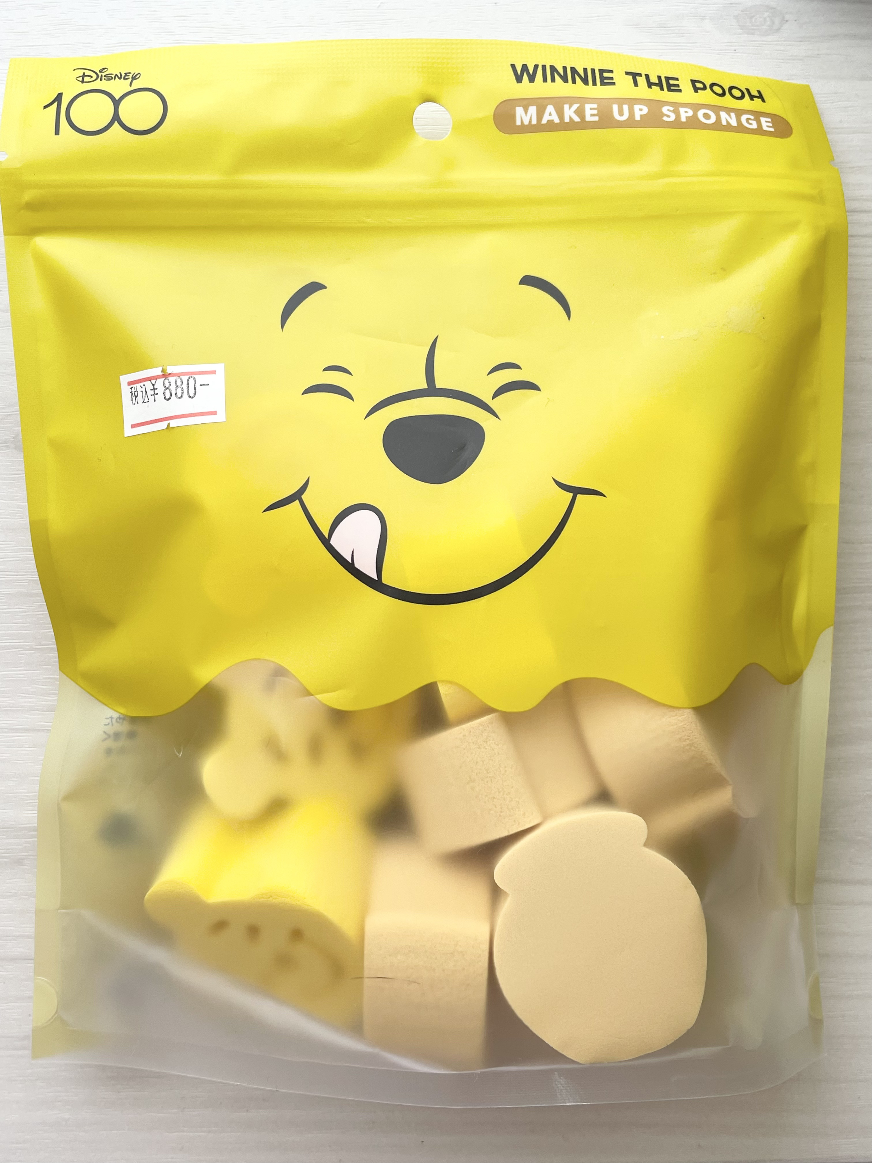 DNダイカットパフ 10P〈くまのプーさん〉/SHOBIDO/パフ・スポンジを使ったクチコミ（1枚目）