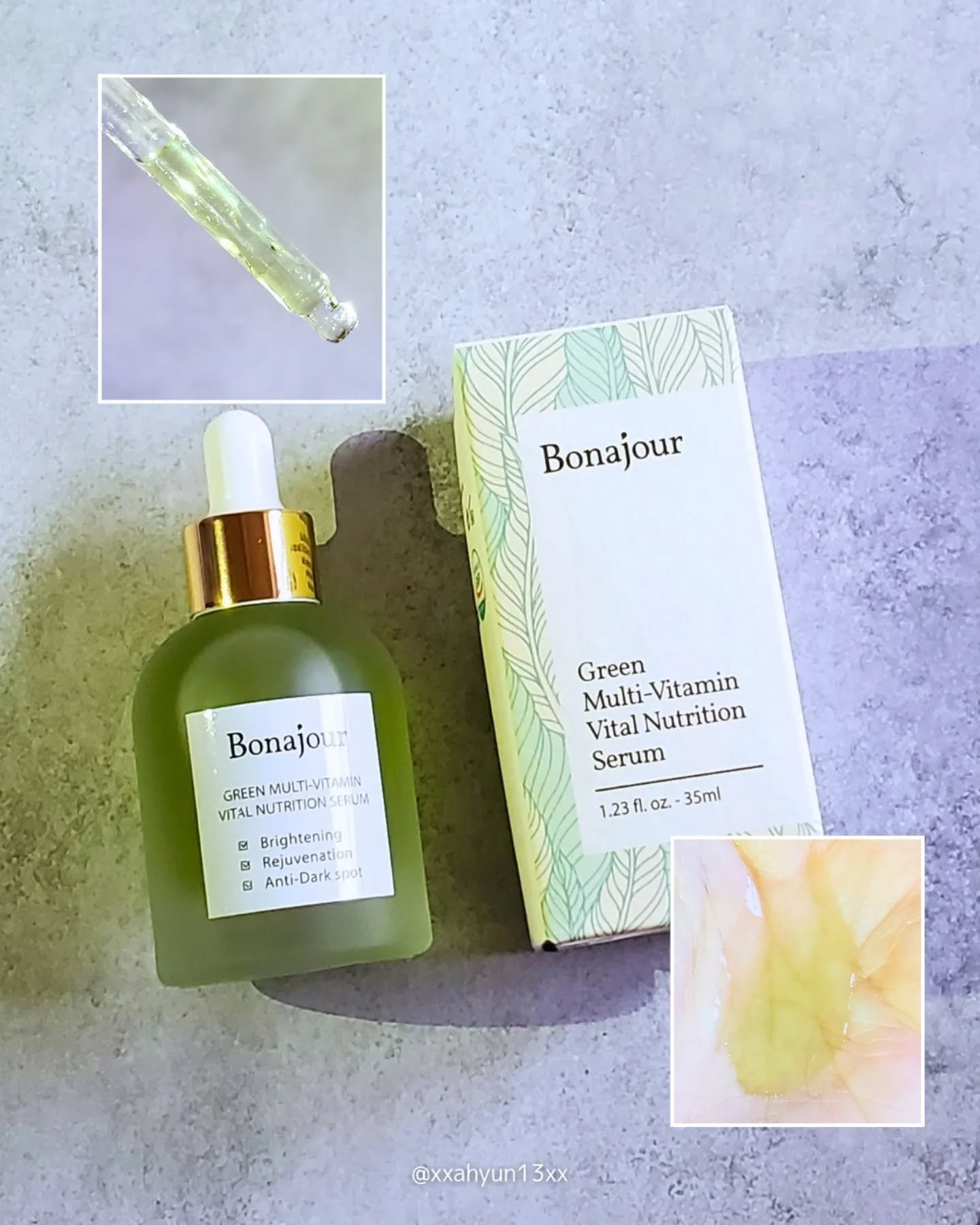 グリーンビタミンセラム/Bonajour/美容液を使ったクチコミ（2枚目）