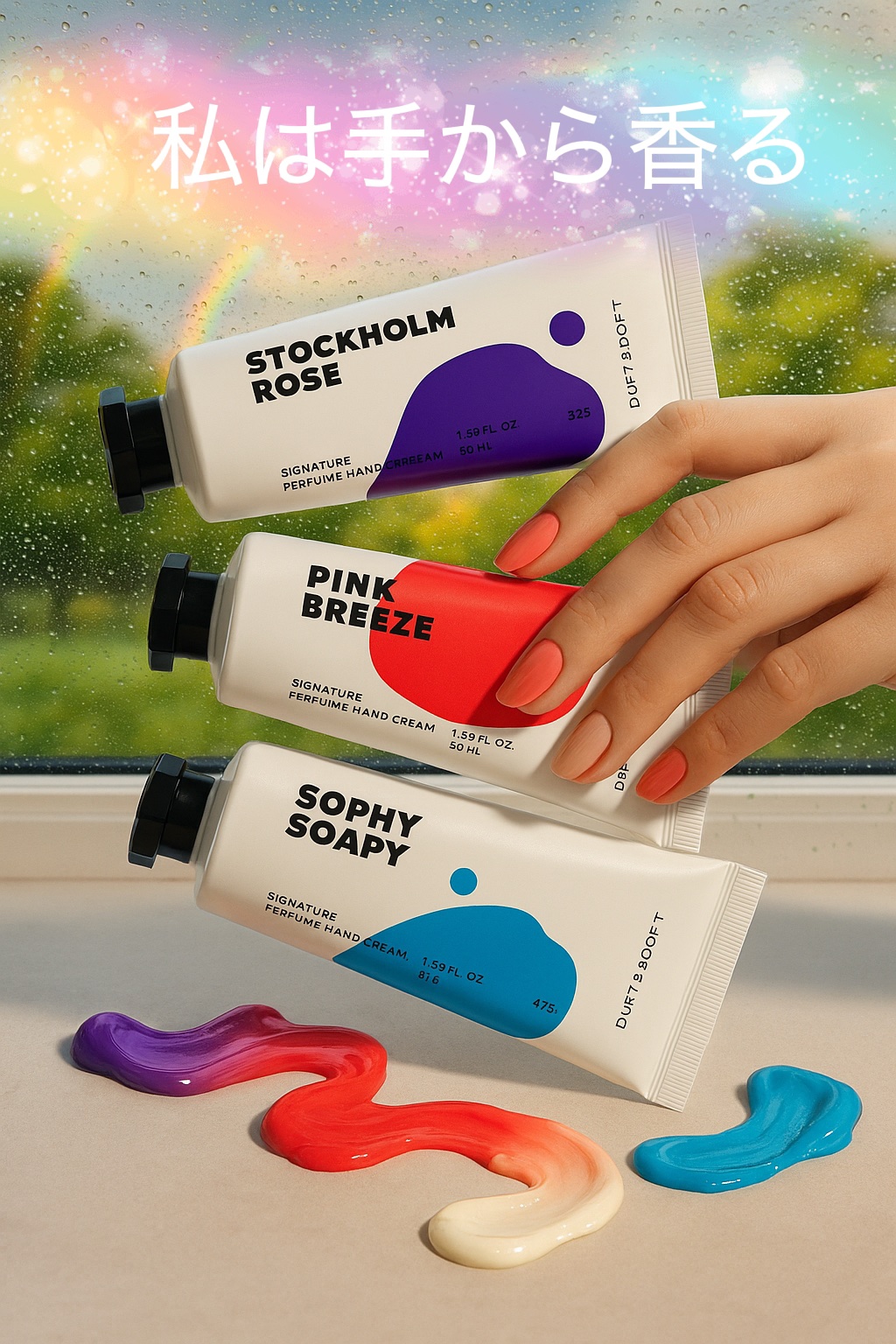 シグネチャーパフュームハンドクリームミニチュアギフトセット/DUFT&DOFT/ハンドクリームを使ったクチコミ（1枚目）