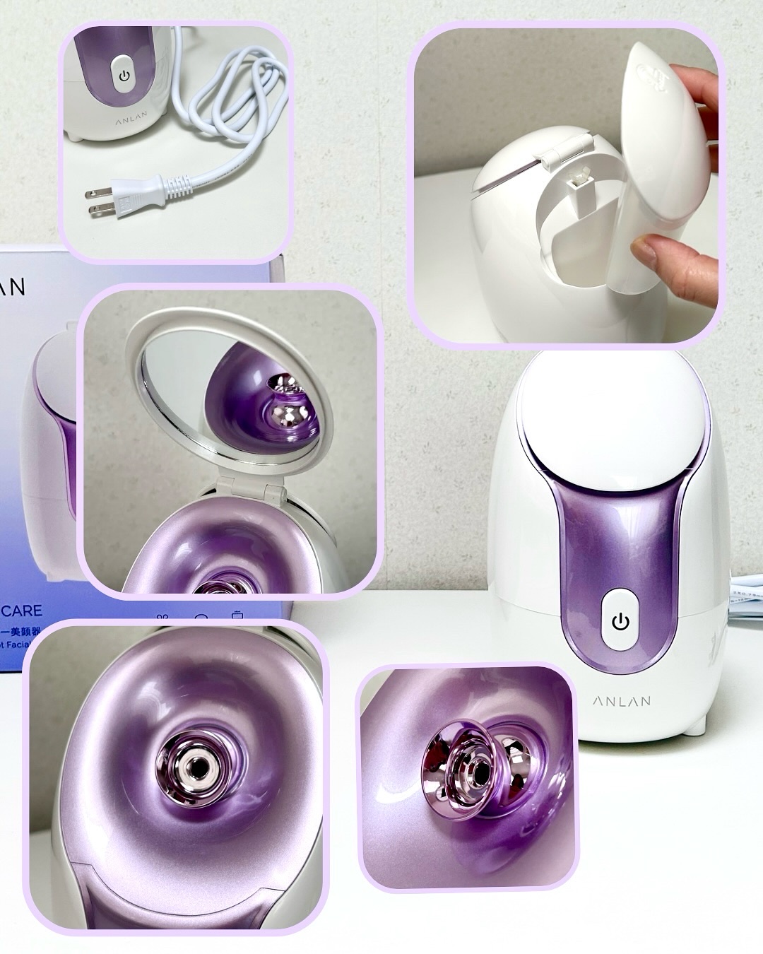 スチーマーZ32/ANLAN/美顔器・マッサージを使ったクチコミ（2枚目）