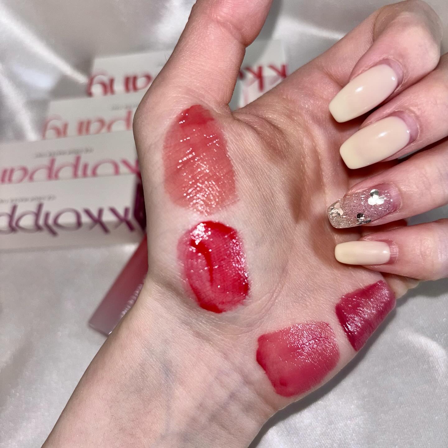 アイスドロップウォーターティント/kkotppang/リップティントを使ったクチコミ（3枚目）