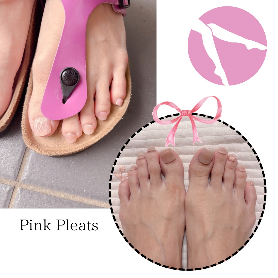 マジックプレス ペディ/DASHINGDIVA MAGICPRESS/ネイルチップ・パーツを使ったクチコミ（3枚目）