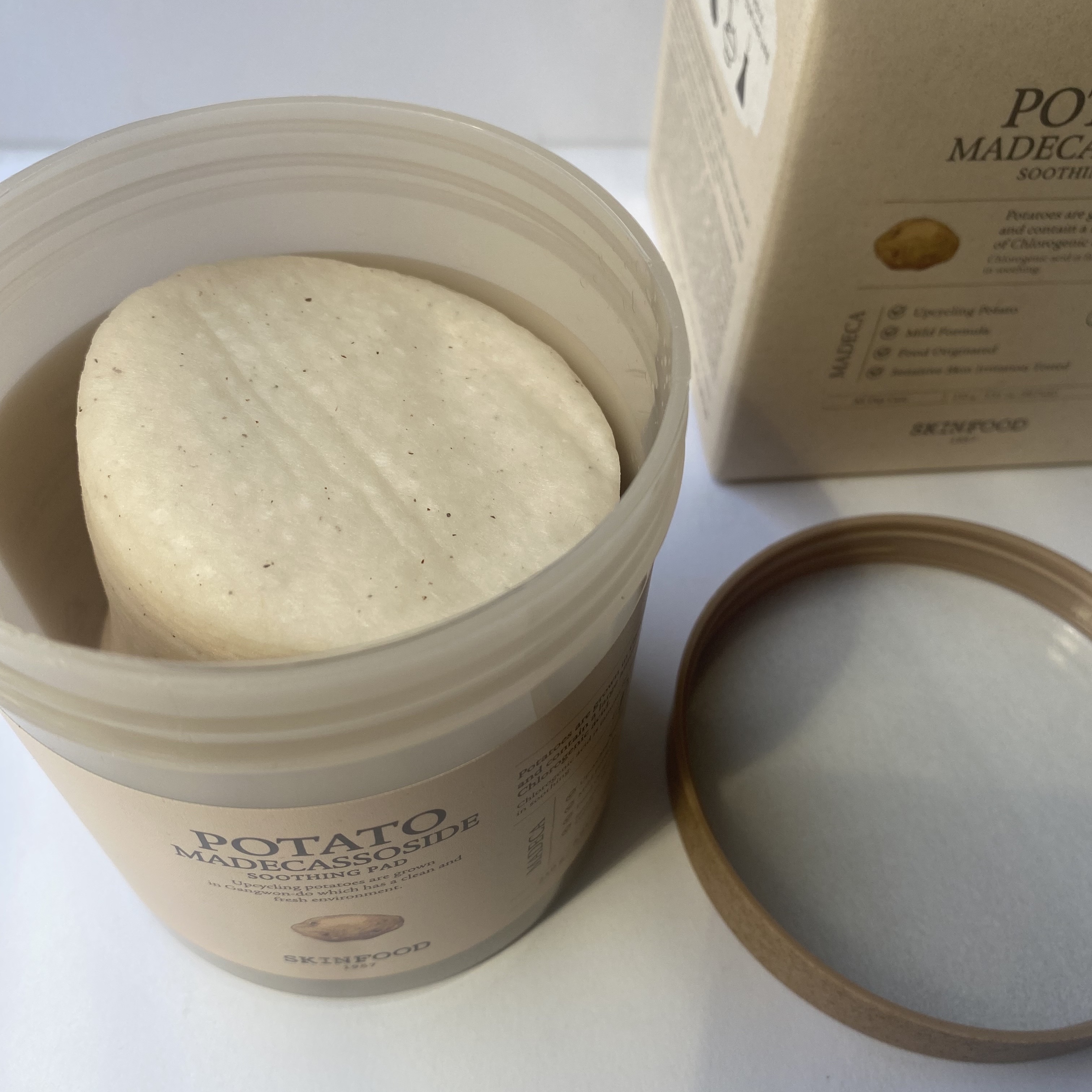 SKINFOOD ポテト マデカソ スージングパッド/SKINFOOD/トナーパッドを使ったクチコミ（3枚目）