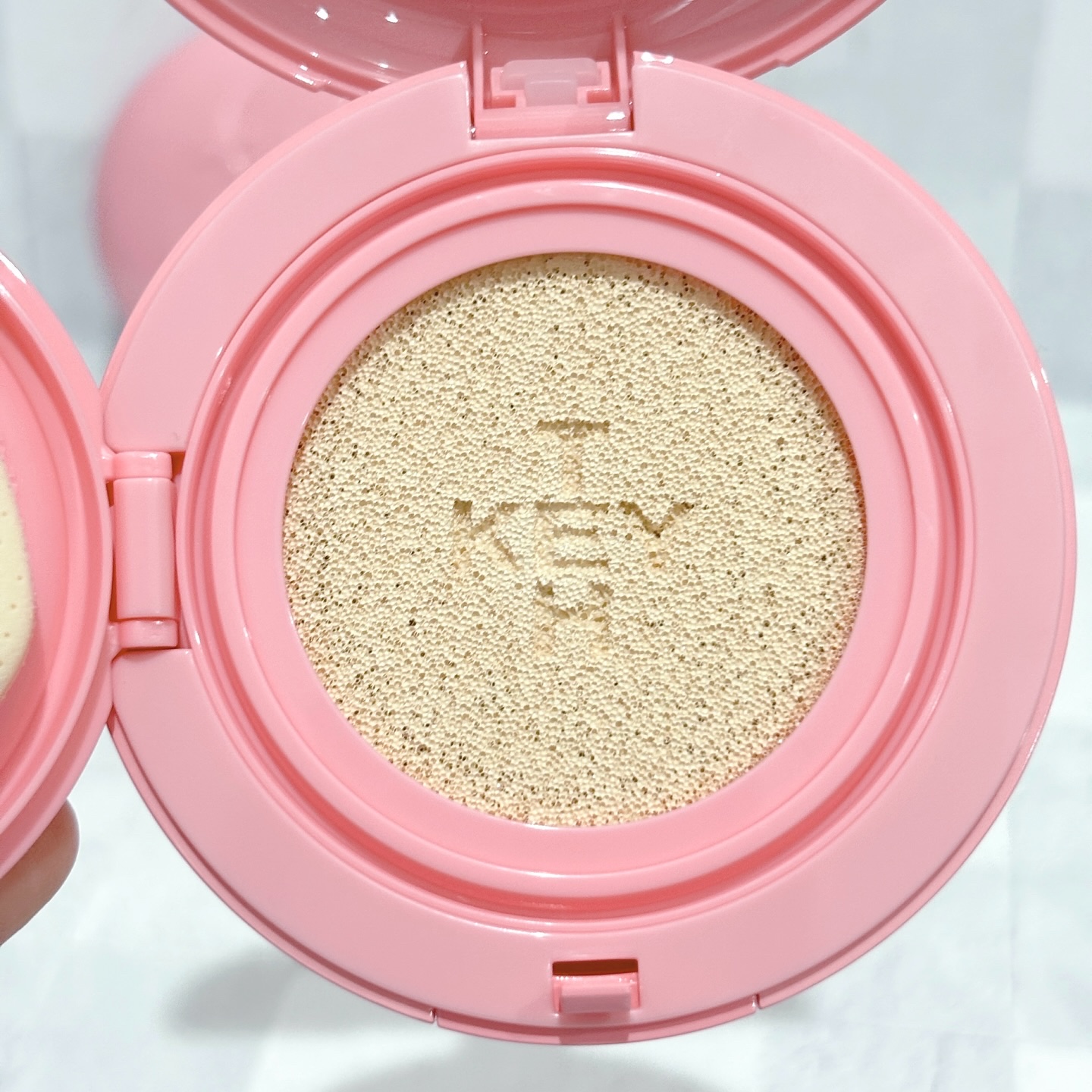 ピンクマグネットクッション/KEYTH/クッションファンデーションを使ったクチコミ（3枚目）