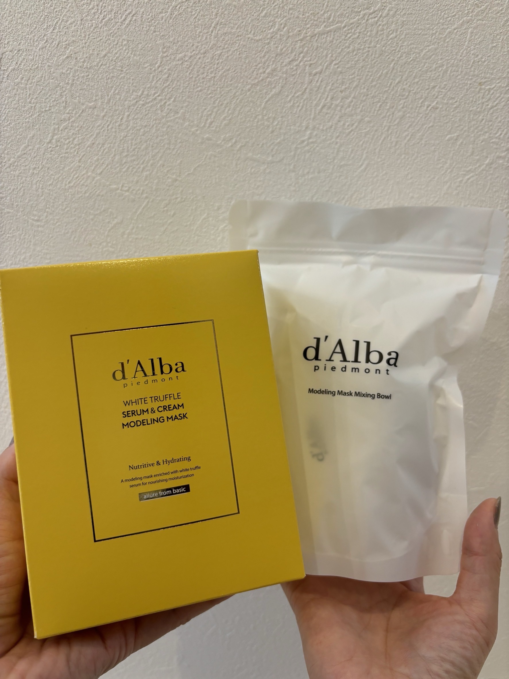 WHITE TRUFFLE SERUM & CREAM MODELING MASK/ダルバ/その他スキンケアを使ったクチコミ（1枚目）