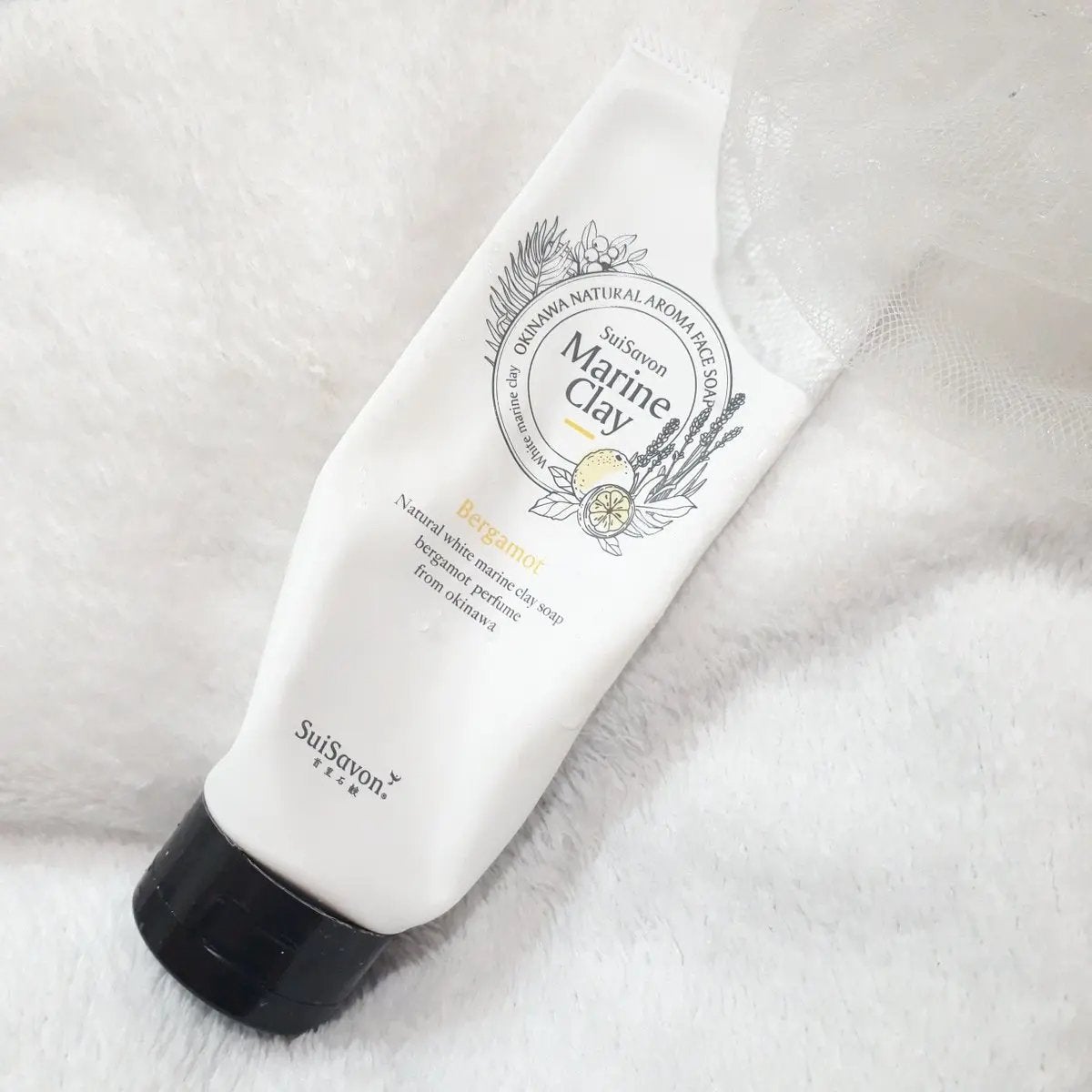 琉球のホワイトマリンクレイ洗顔石鹸/SuiSavon/洗顔フォームを使ったクチコミ(1枚目)