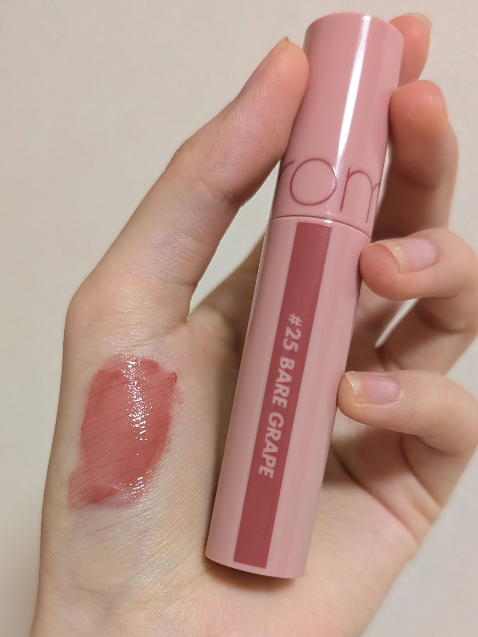 ジューシーラスティングティント/rom&nd/リップティントを使ったクチコミ（3枚目）