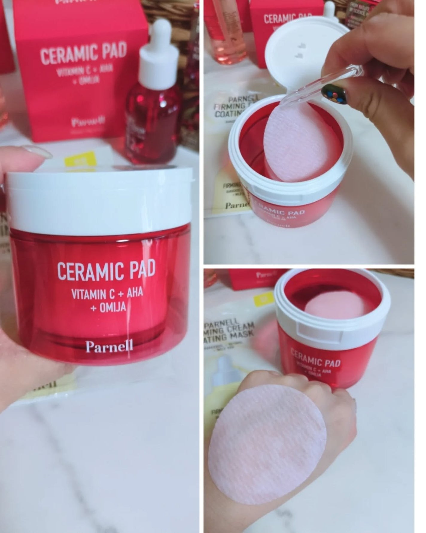 AHA 9.12 オミジャ 陶器肌 ウォッシュオフ セラム/parnell/美容液を使ったクチコミ(5枚目)