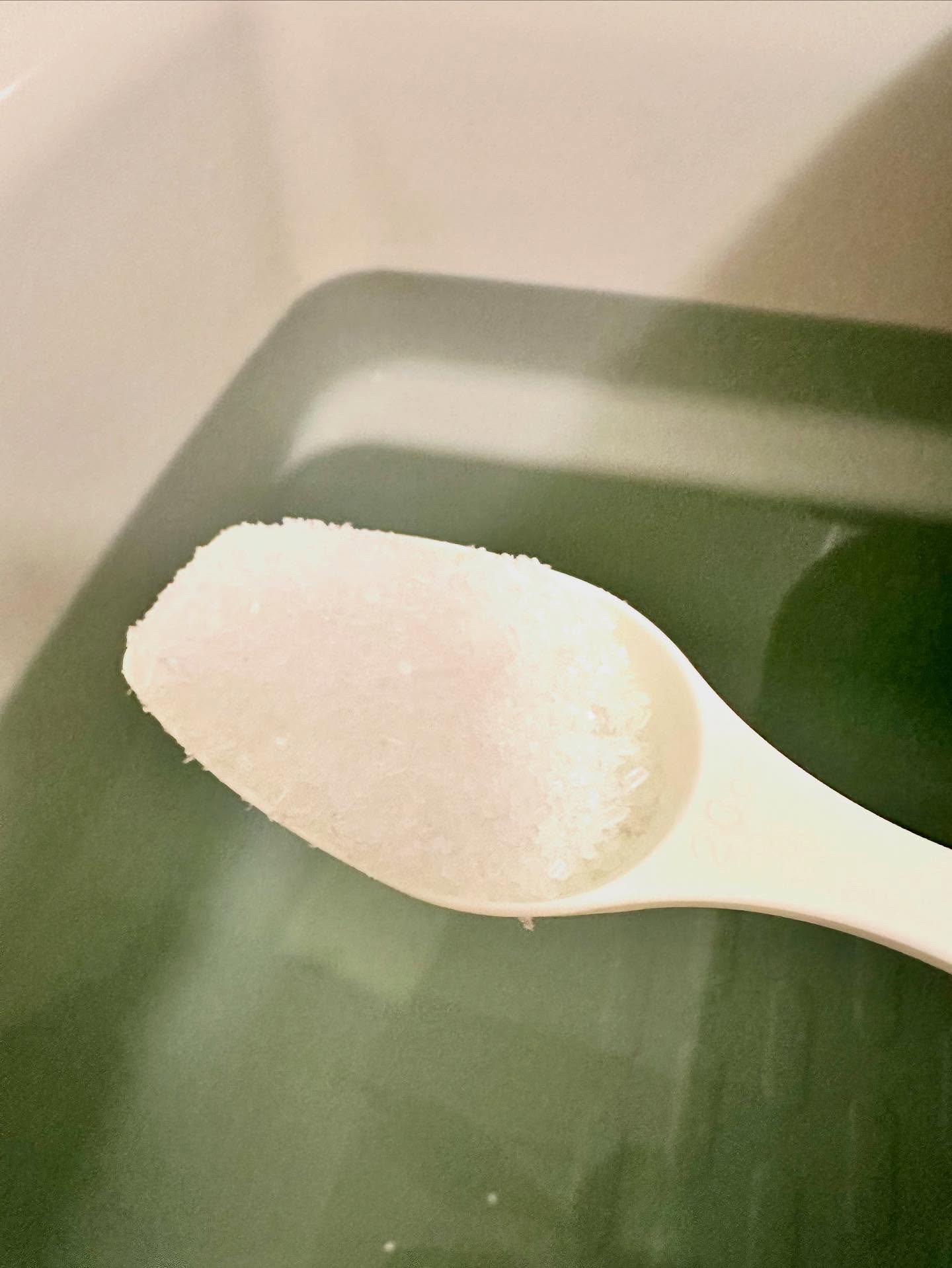 Epsom Salt (エプソムソルト) 国産(岡山県産)/EARTH CONSCIOUS (アースコンシャス)/無機塩系入浴剤を使ったクチコミ（2枚目）