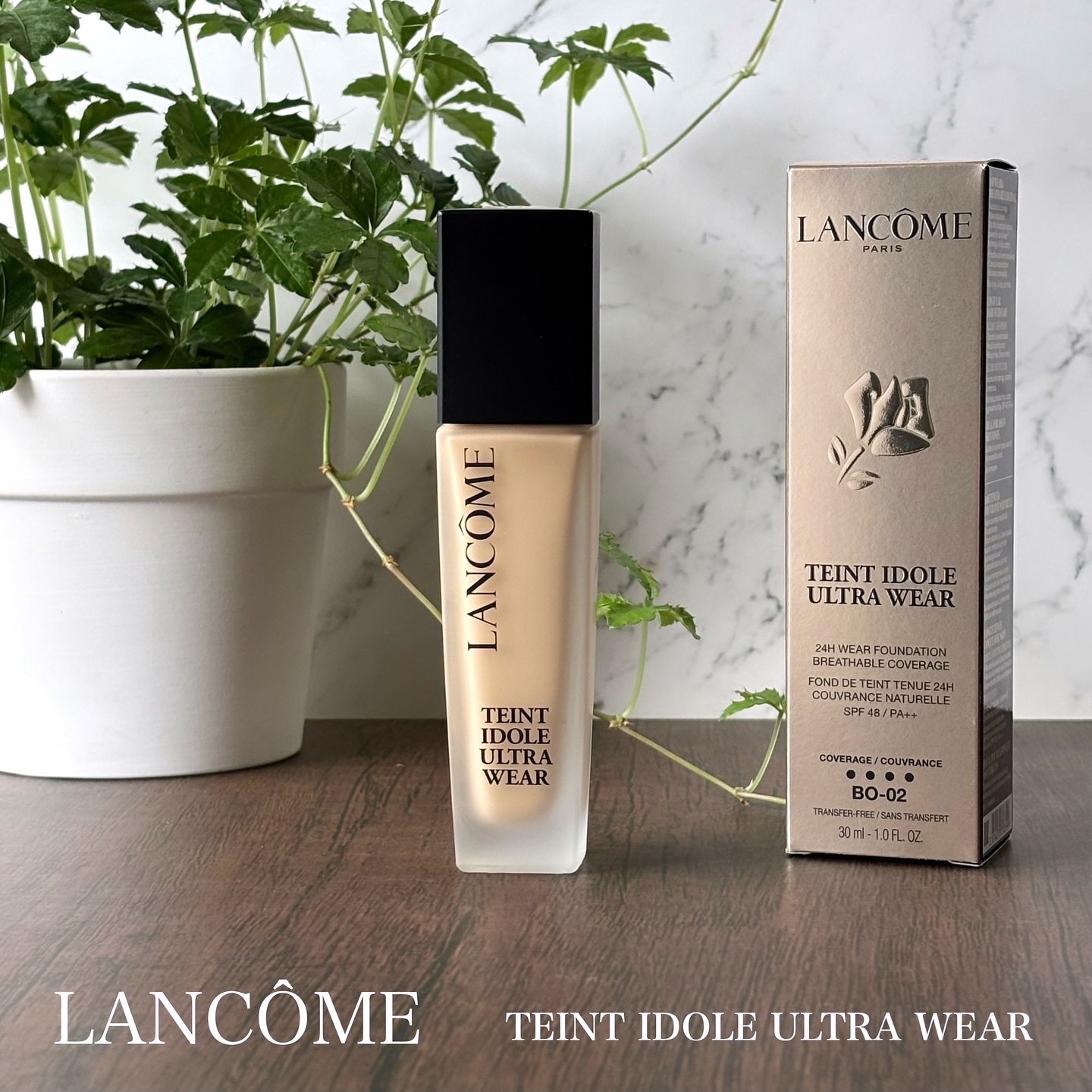 タンイドル ウルトラ ウェア リキッド N/LANCOME/リキッドファンデーションを使ったクチコミ（1枚目）