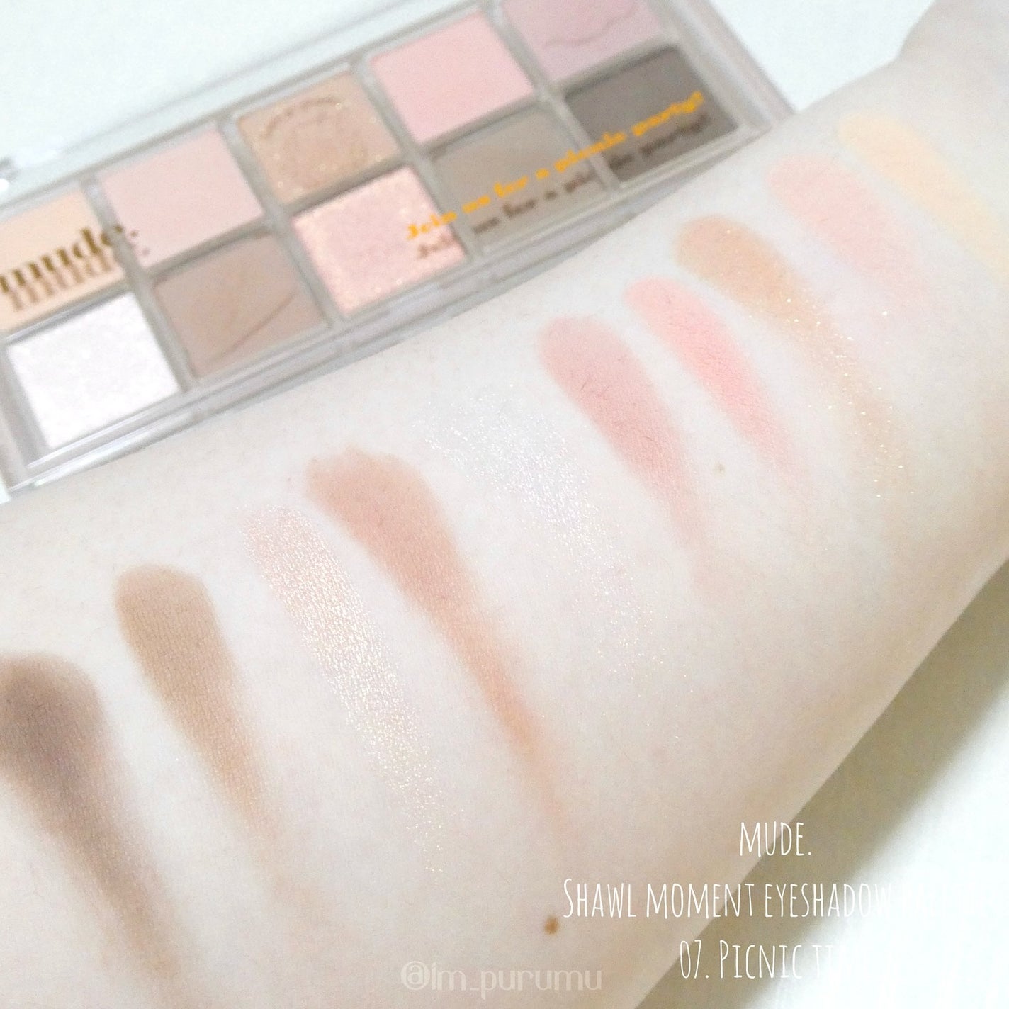 MDショールモーメント アイシャドウパレット/mude/アイシャドウパレットを使ったクチコミ(3枚目)