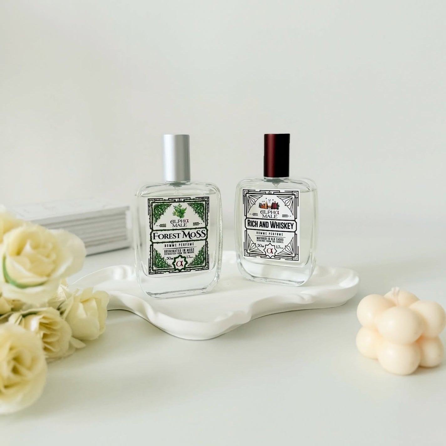 ALPHAMOODアルファメイル オム パフューム リッチ&ウィスキー 50ml 試してみた】アルファメイル オム パフューム リッチ