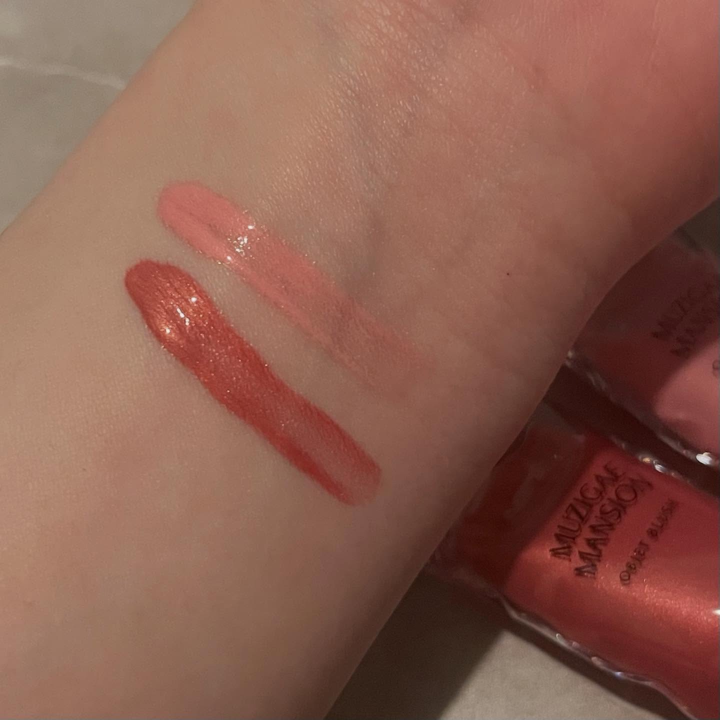 オブジェブラッシュ/MUZIGAE MANSION/リキッドチークを使ったクチコミ（2枚目）