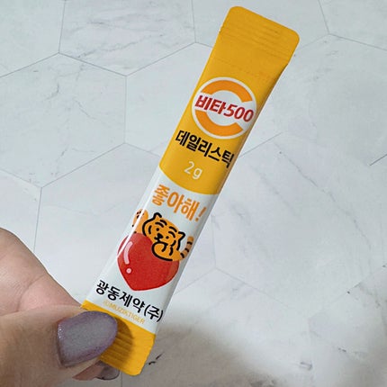 Kwangdong ビタ500デイリースティック/Kwangdong/美容サプリメントを使ったクチコミ(4枚目)