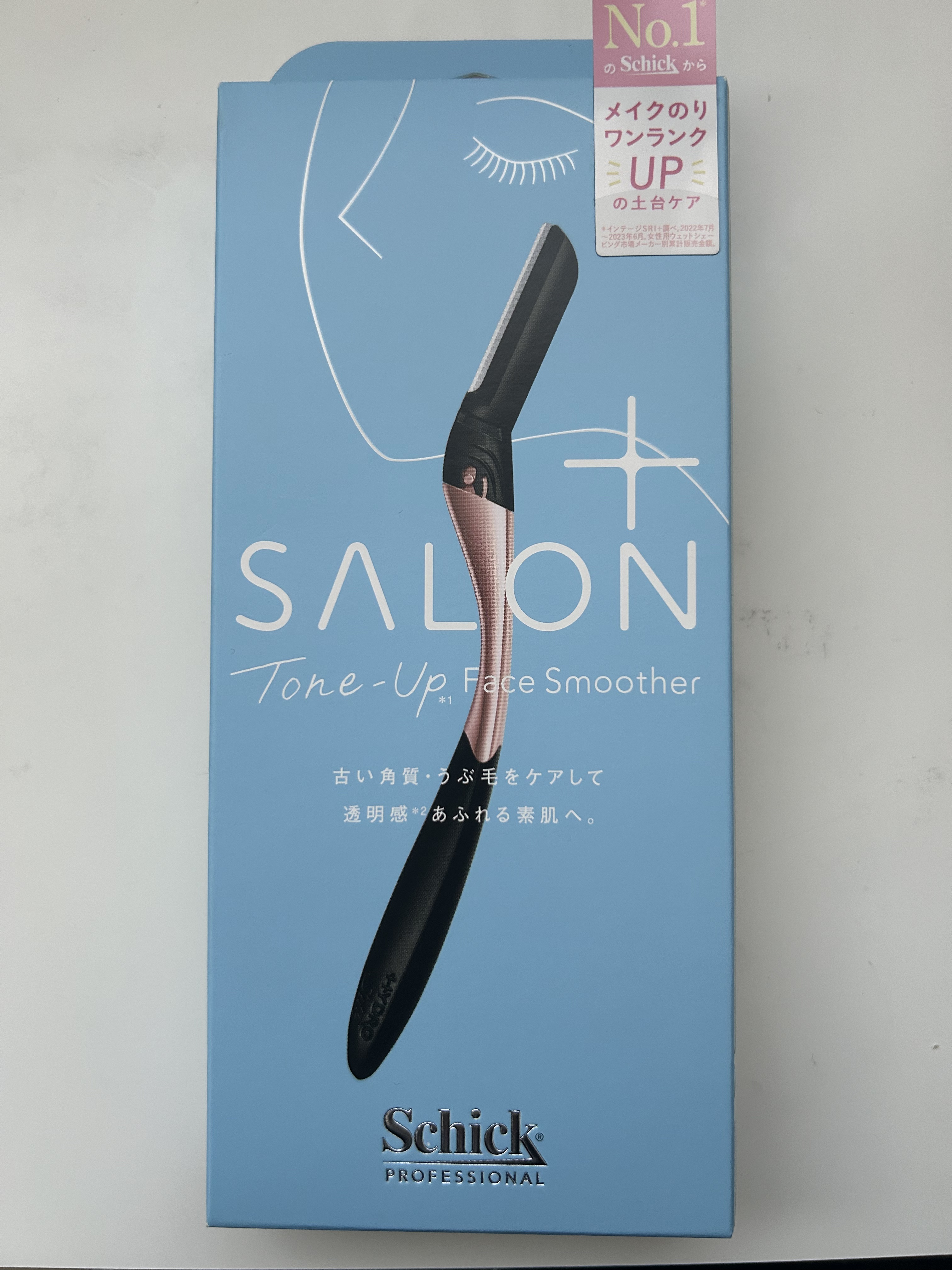 サロンプラス トーンアップ フェイススムーサー ホルダー（刃付き）/サロンプラス/シェーバーを使ったクチコミ（1枚目）