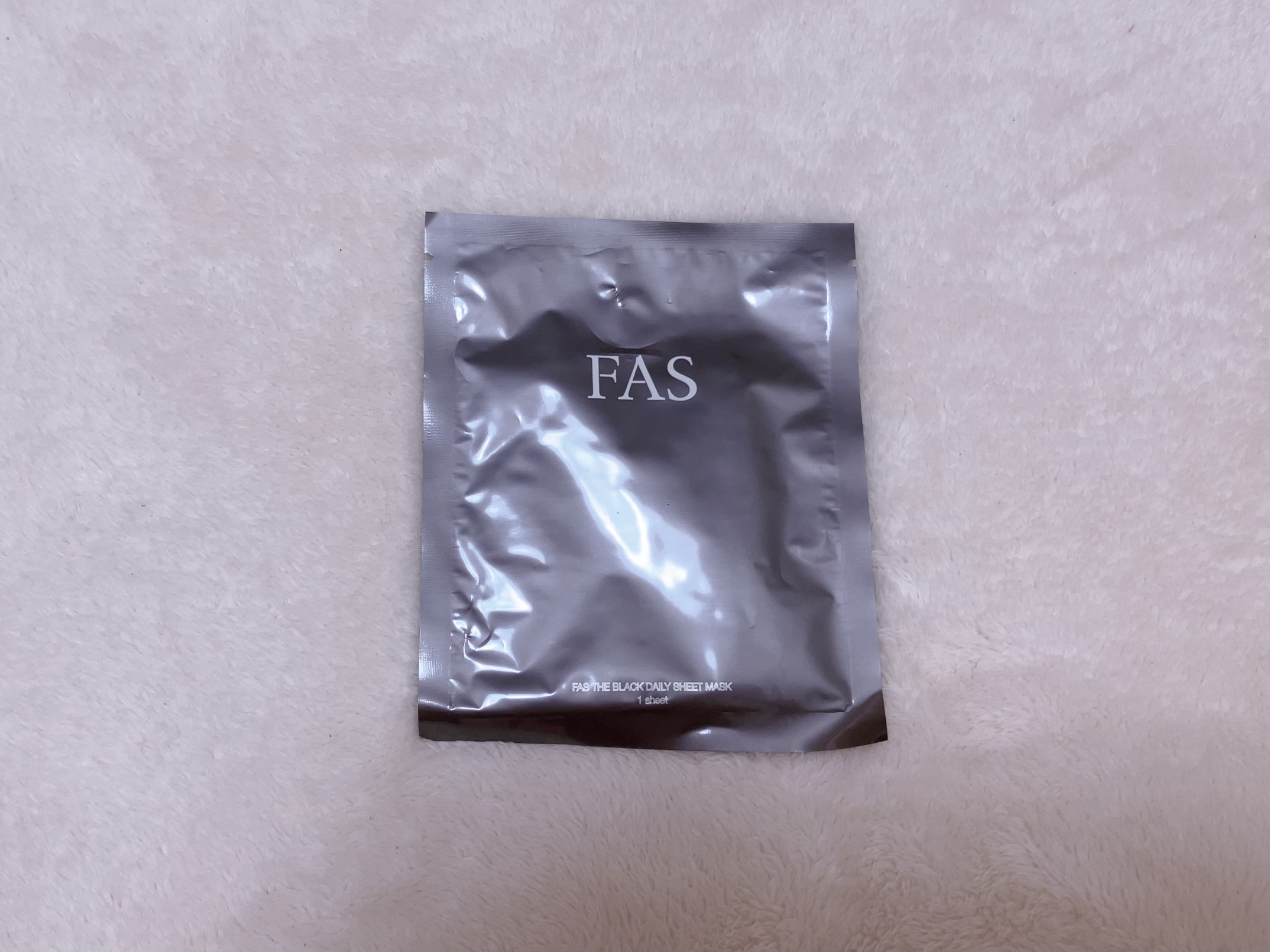 FAS ザ ブラック デイリー シートマスク 5枚入り/FAS/シートマスク・パックを使ったクチコミ（1枚目）