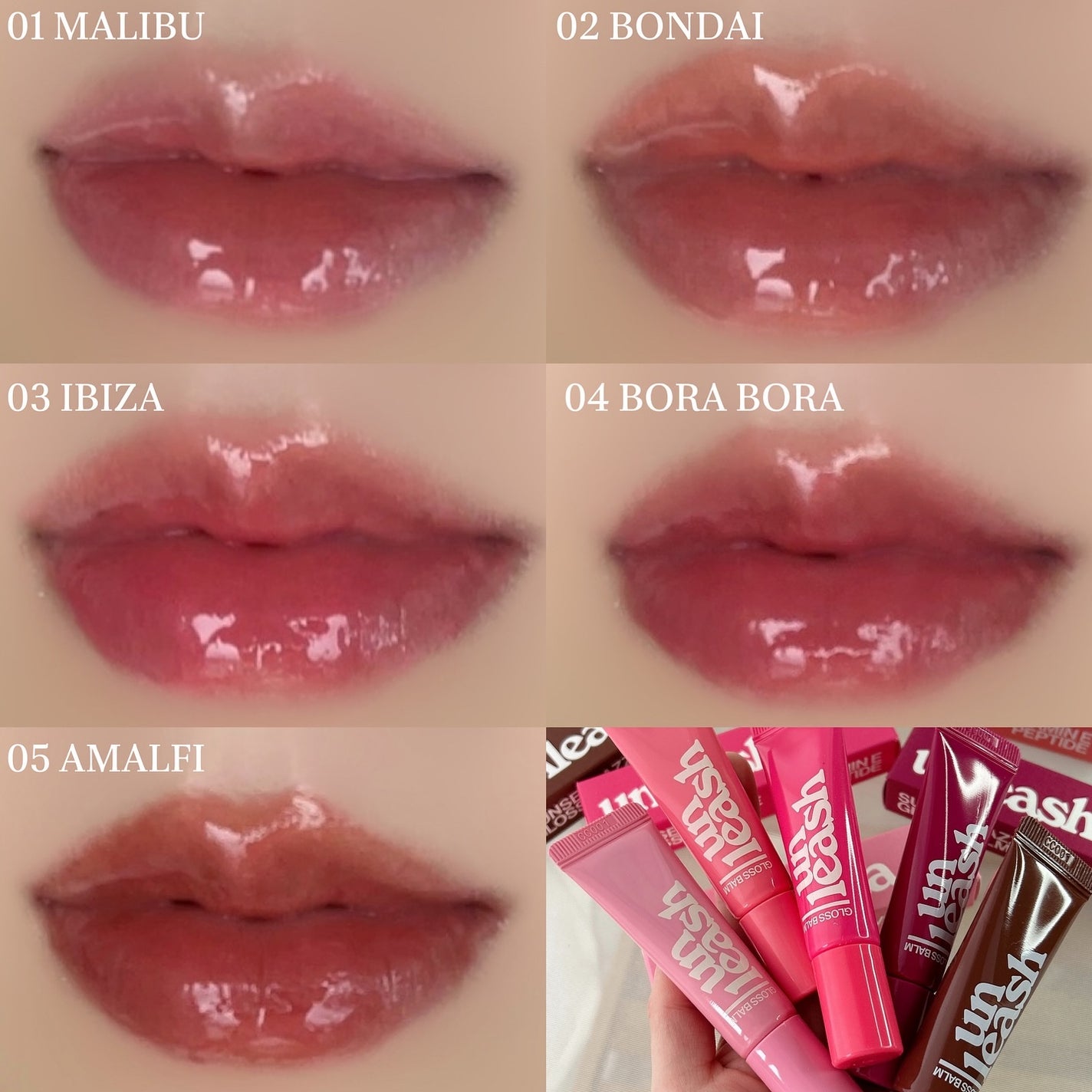 Sunset Dazzle Gloss Balm/unleashia/リップグロスを使ったクチコミ(4枚目)