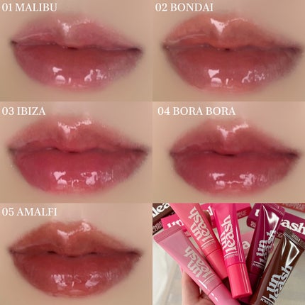 Sunset Dazzle Gloss Balm/unleashia/リップグロスを使ったクチコミ(4枚目)