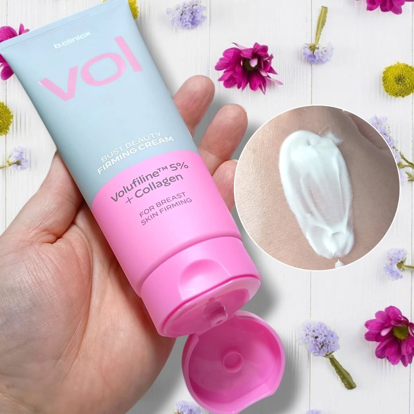 バストビューティーパーミングクリーム/b.clinicx/バスト・ヒップケアを使ったクチコミ（2枚目）