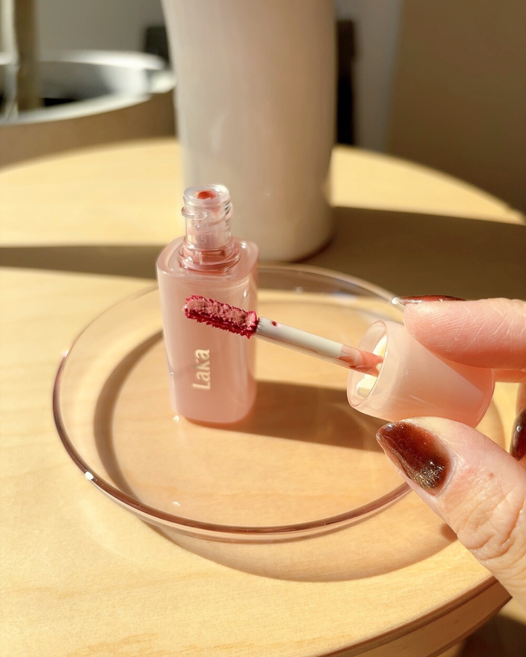 ポッピングバルーンティント/Laka/リップティントを使ったクチコミ（3枚目）