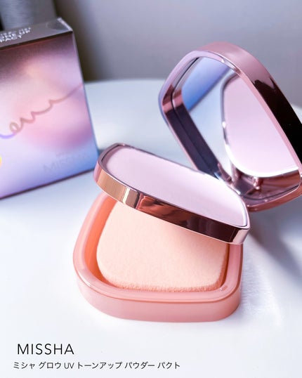ミシャ グロウ UV トーンアップ パウダー パクト/MISSHA/プレストパウダーを使ったクチコミ(8枚目)
