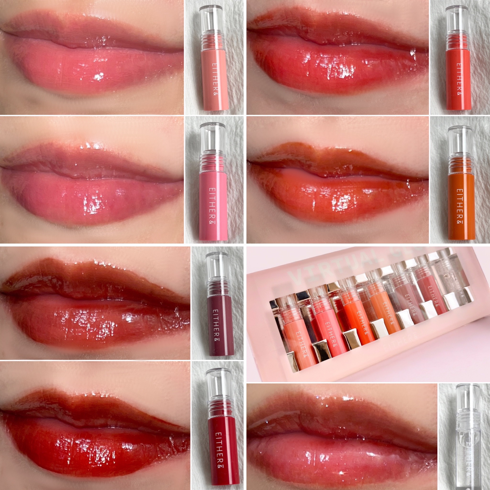 Dewy Syrup Tint/EITHER＆/口紅を使ったクチコミ（1枚目）