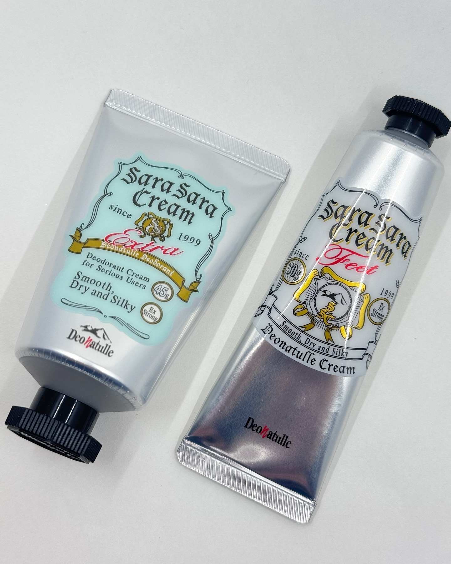 薬用足指さらさらクリーム/デオナチュレ/デオドラント・制汗剤を使ったクチコミ（2枚目）