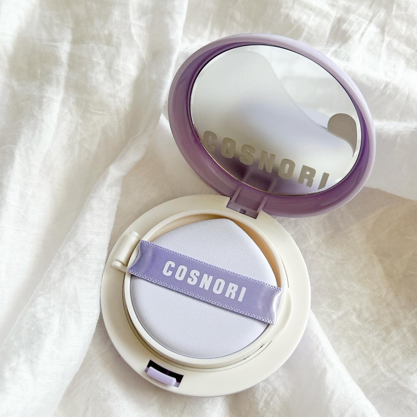 パンテノールバリアクッション/COSNORI/クッションファンデーションを使ったクチコミ（3枚目）