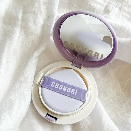 パンテノールバリアクッション/COSNORI/クッションファンデーションを使ったクチコミ(3枚目)