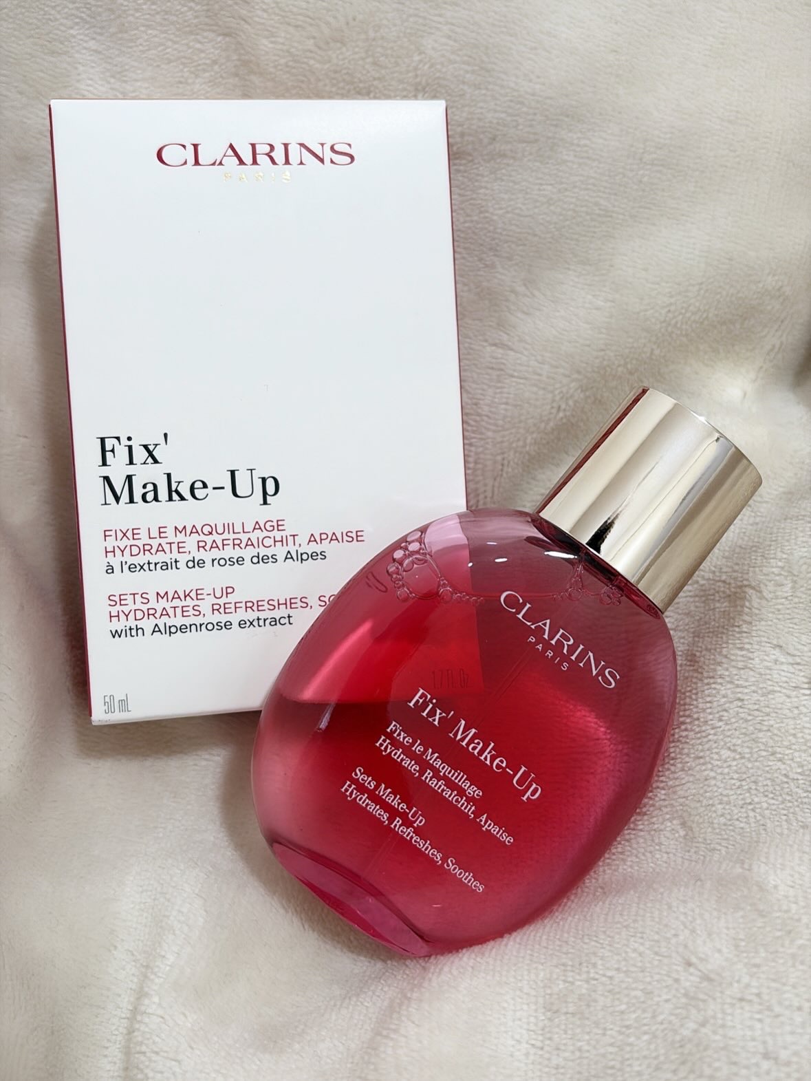 フィックス メイクアップ N/CLARINS/ミスト状化粧水を使ったクチコミ（3枚目）