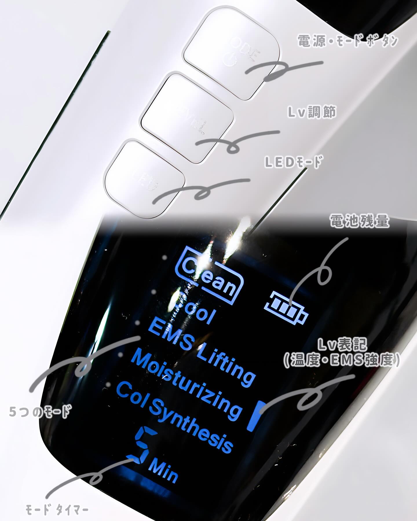 多機能温冷美顔器/ANLAN/美顔器・マッサージを使ったクチコミ（3枚目）