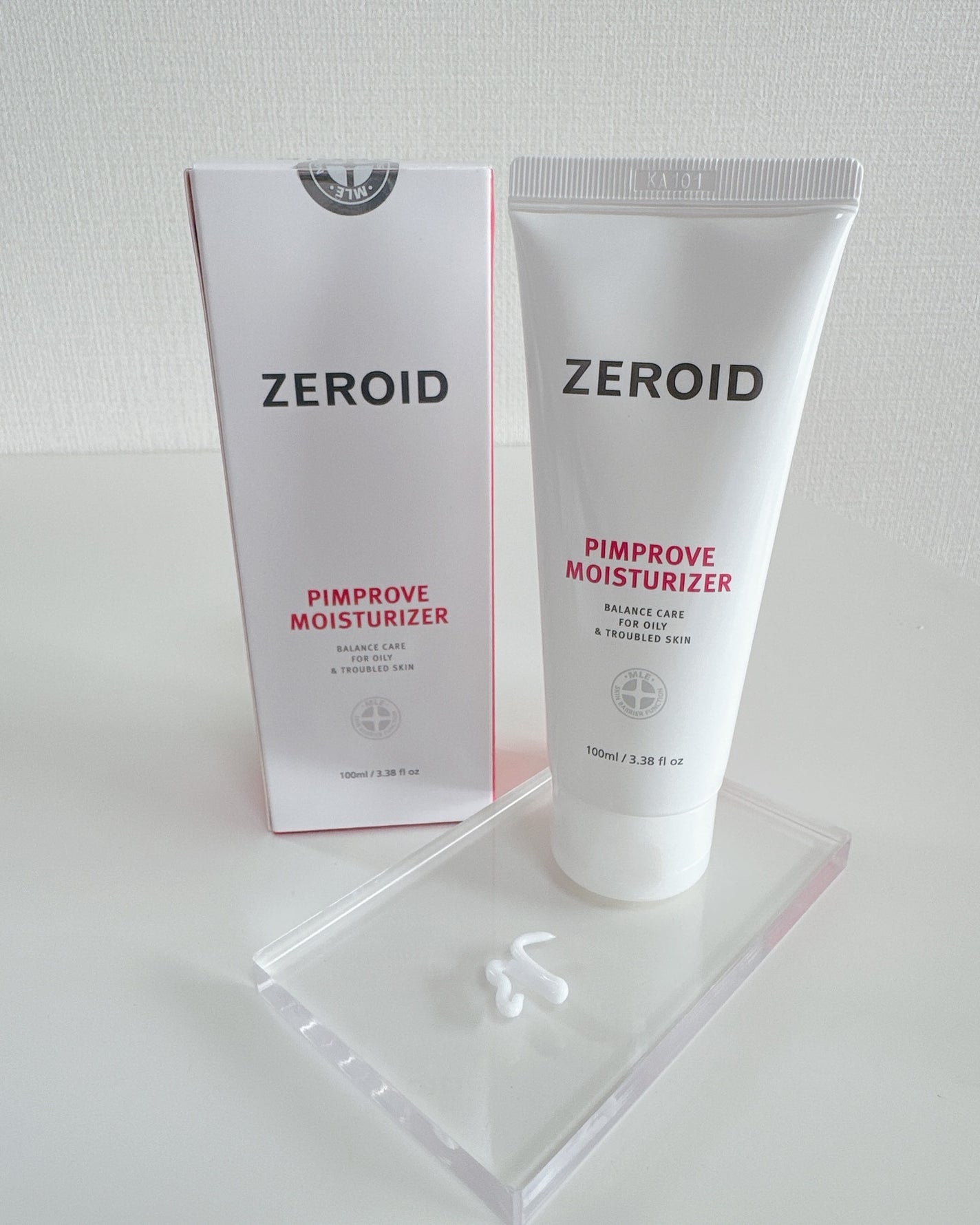 ピンプローブモイスチャーライザー/ZEROID/フェイスクリームを使ったクチコミ(4枚目)