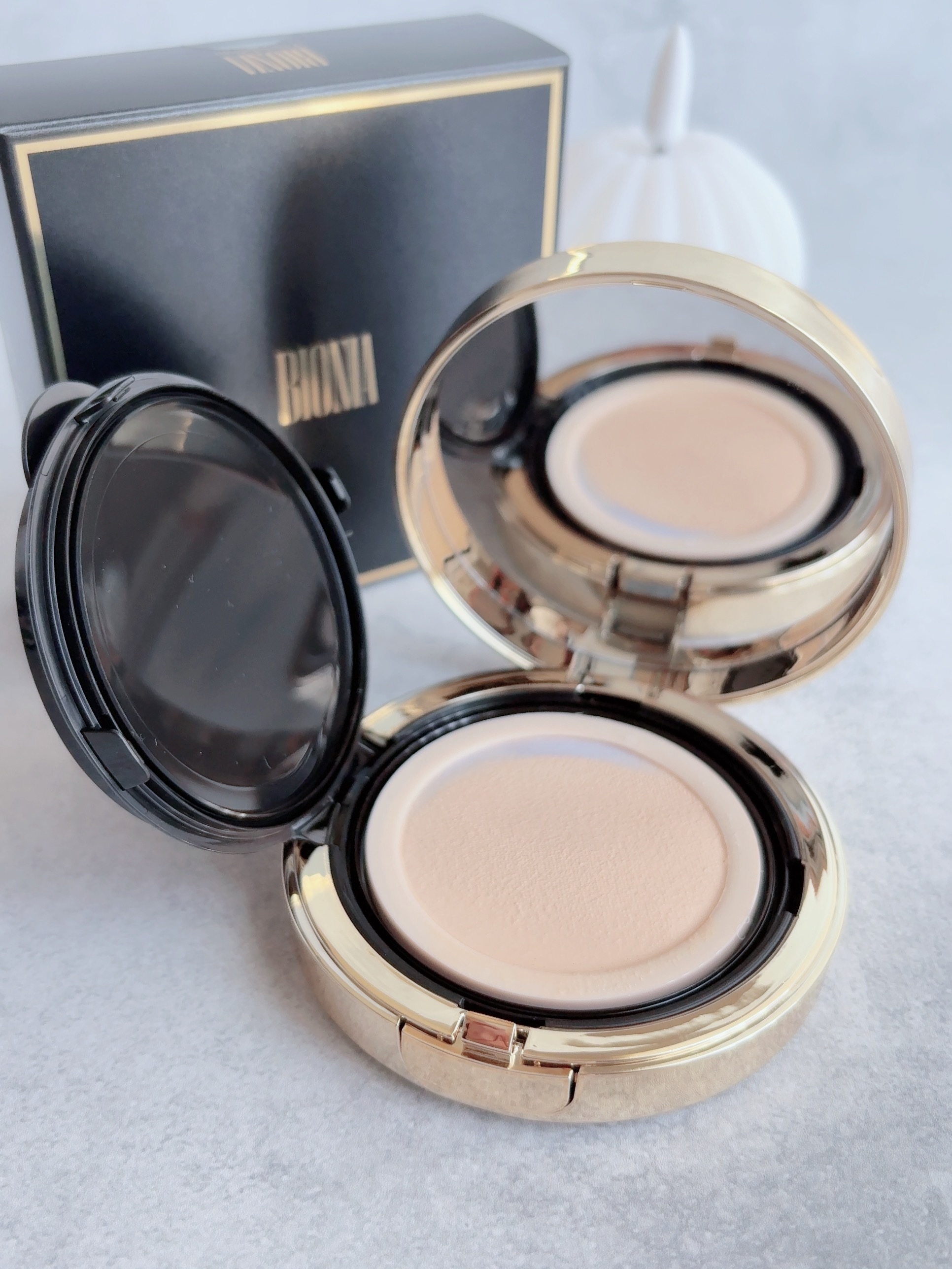 BIONIA メッシュスキンパクト/コラリッチ/クリーム・エマルジョンファンデーションを使ったクチコミ（3枚目）