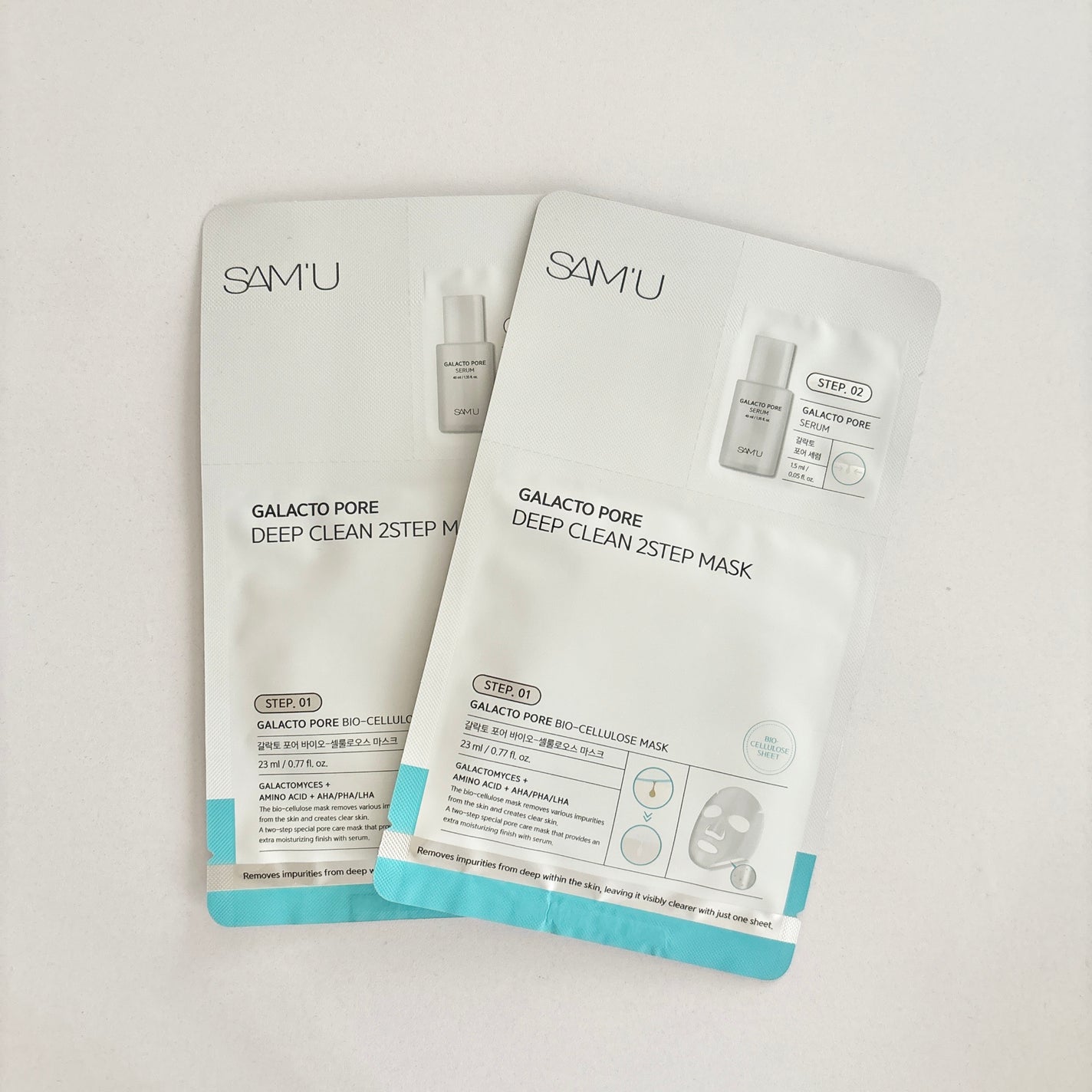 サミュ ガラクトポア ディープクリーン 2ステップマスク/SAM'U/シートマスク・パックを使ったクチコミ(1枚目)