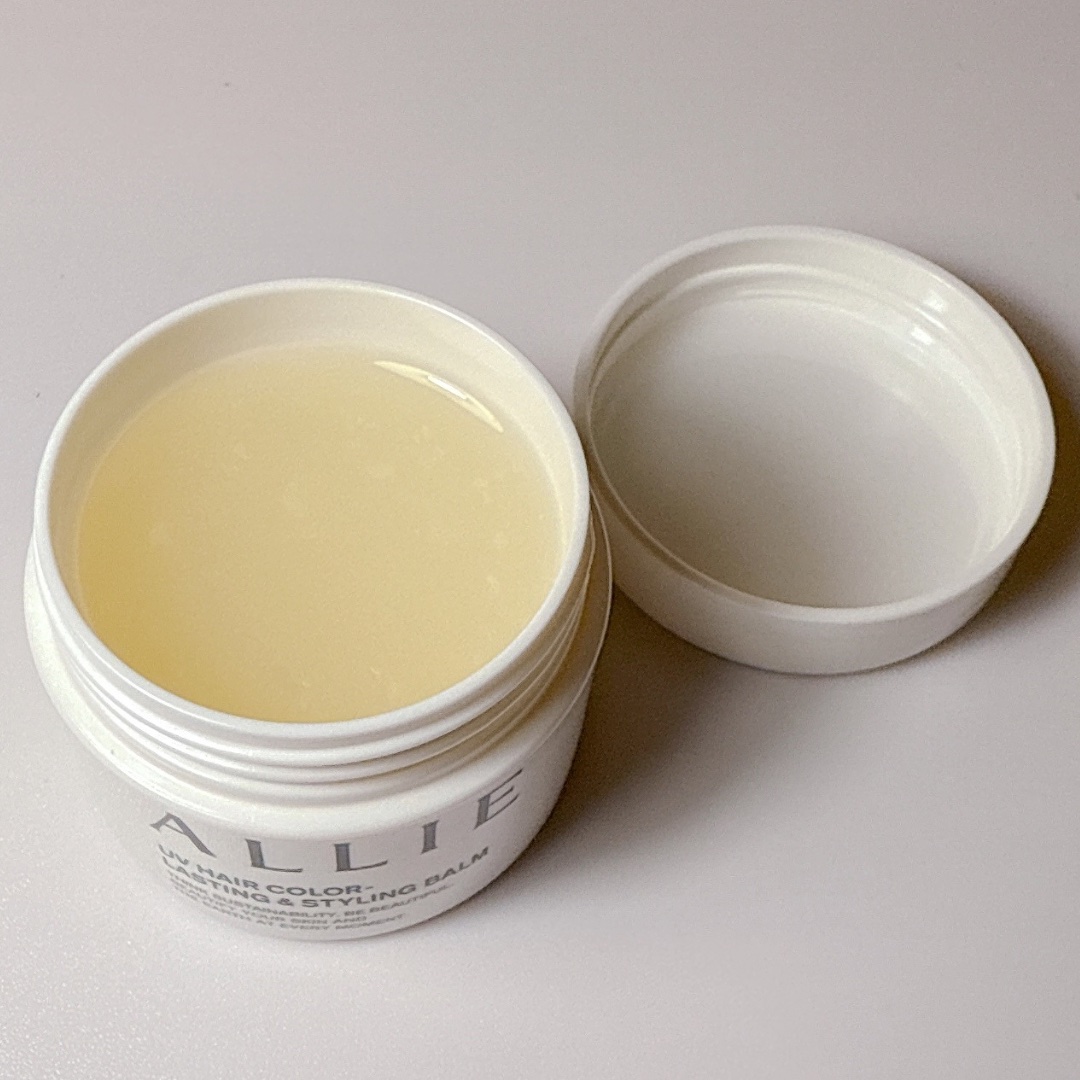 アリィー クロノビューティ UV ヘアカラーラスティング＆スタイリング バーム/アリィー/ヘアバームを使ったクチコミ（2枚目）