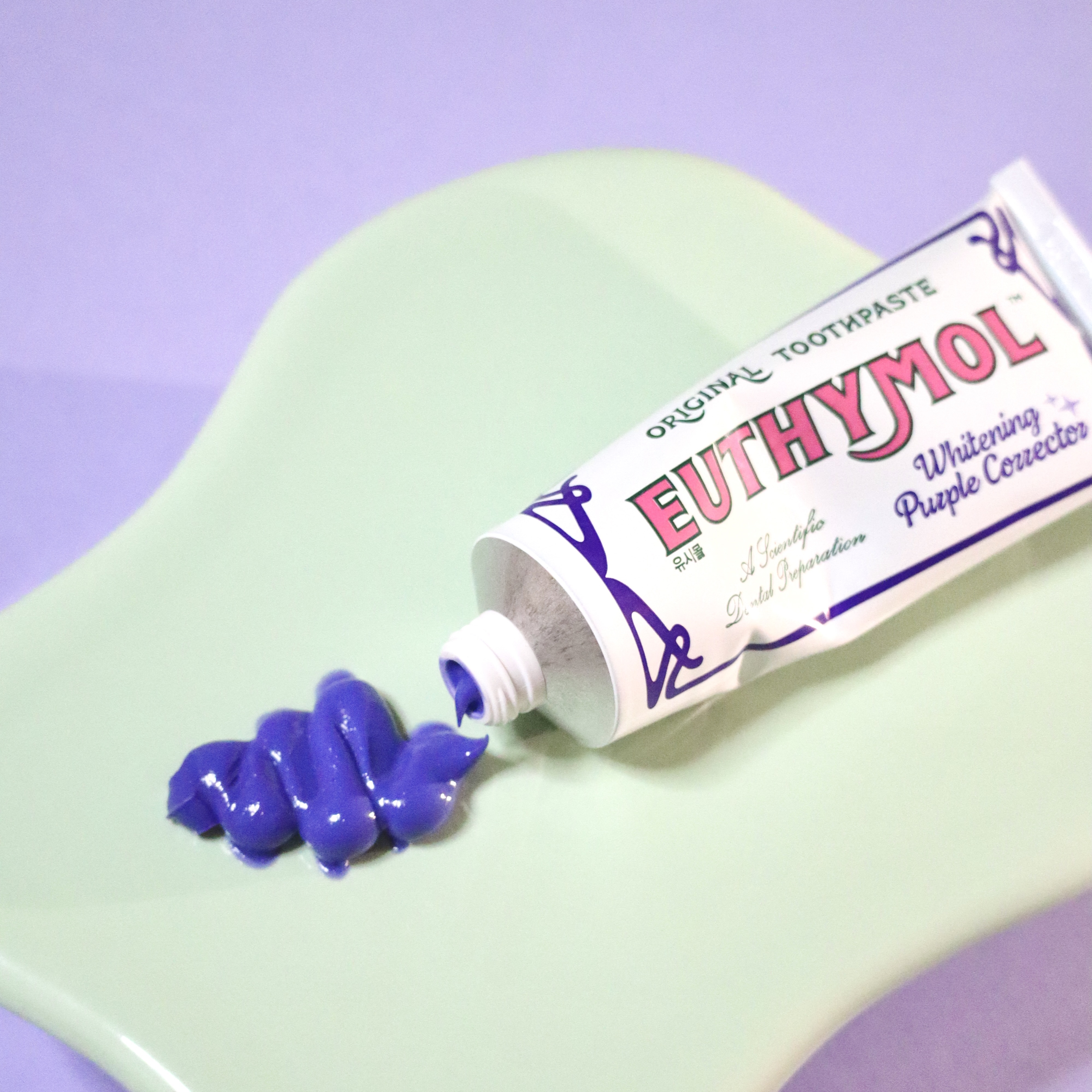 ホワイトパープル歯みがき ピーチフローラルミントの香り/EUTHYMOL/歯磨き粉を使ったクチコミ（3枚目）