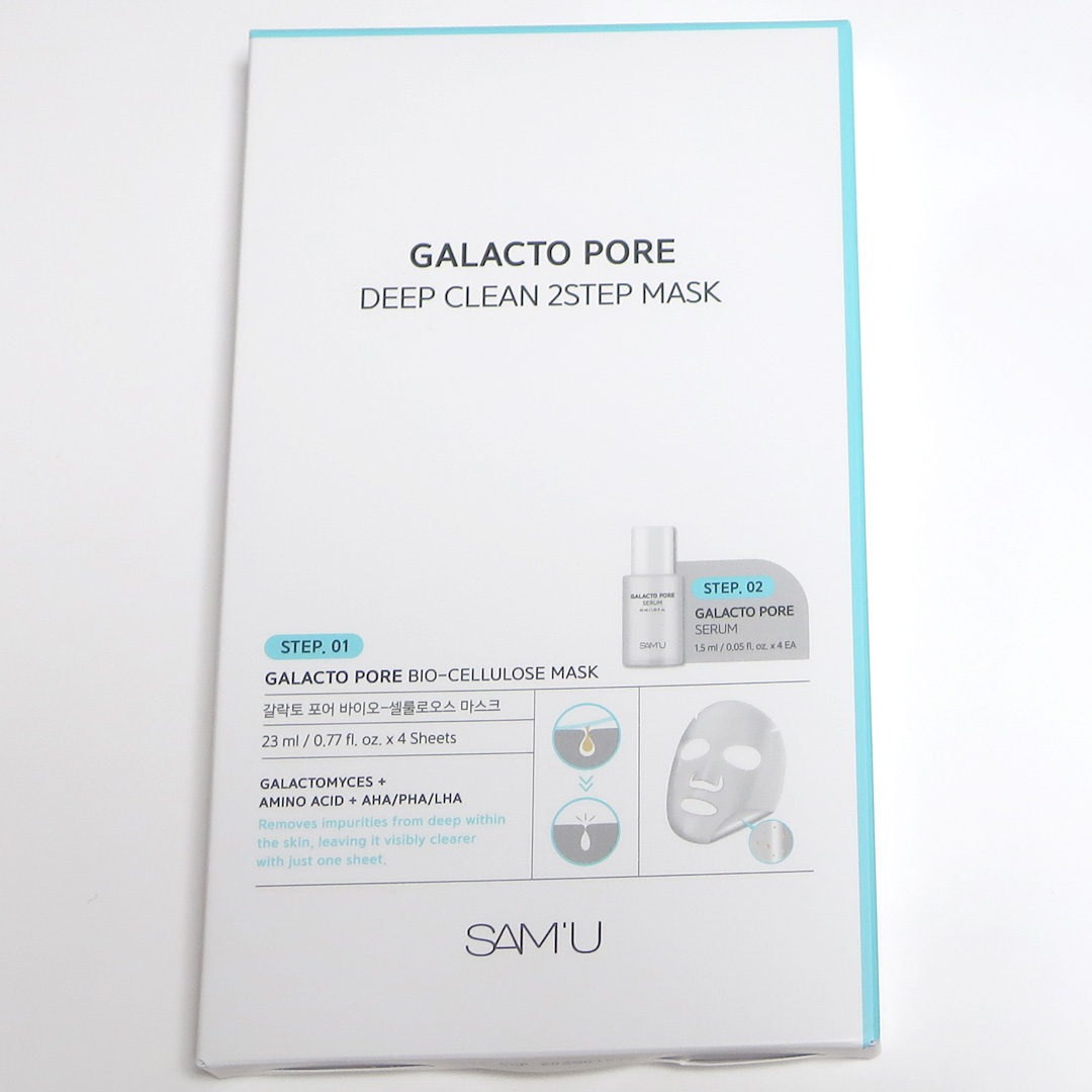 サミュ ガラクトポア ディープクリーン 2ステップマスク/SAM'U/シートマスク・パックを使ったクチコミ（1枚目）