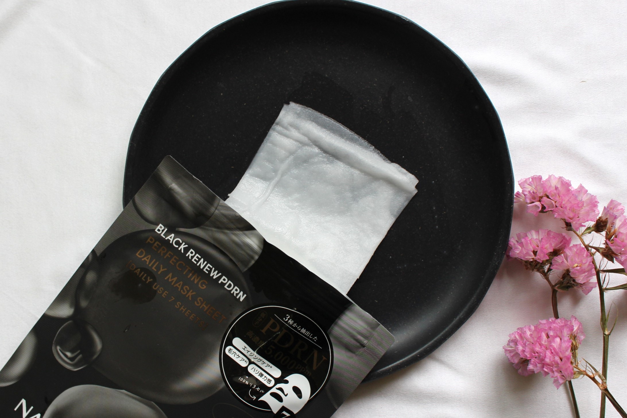 ブラックPDRN デイリーシートマスク/ネイチャーリパブリック/シートマスク・パックを使ったクチコミ（2枚目）