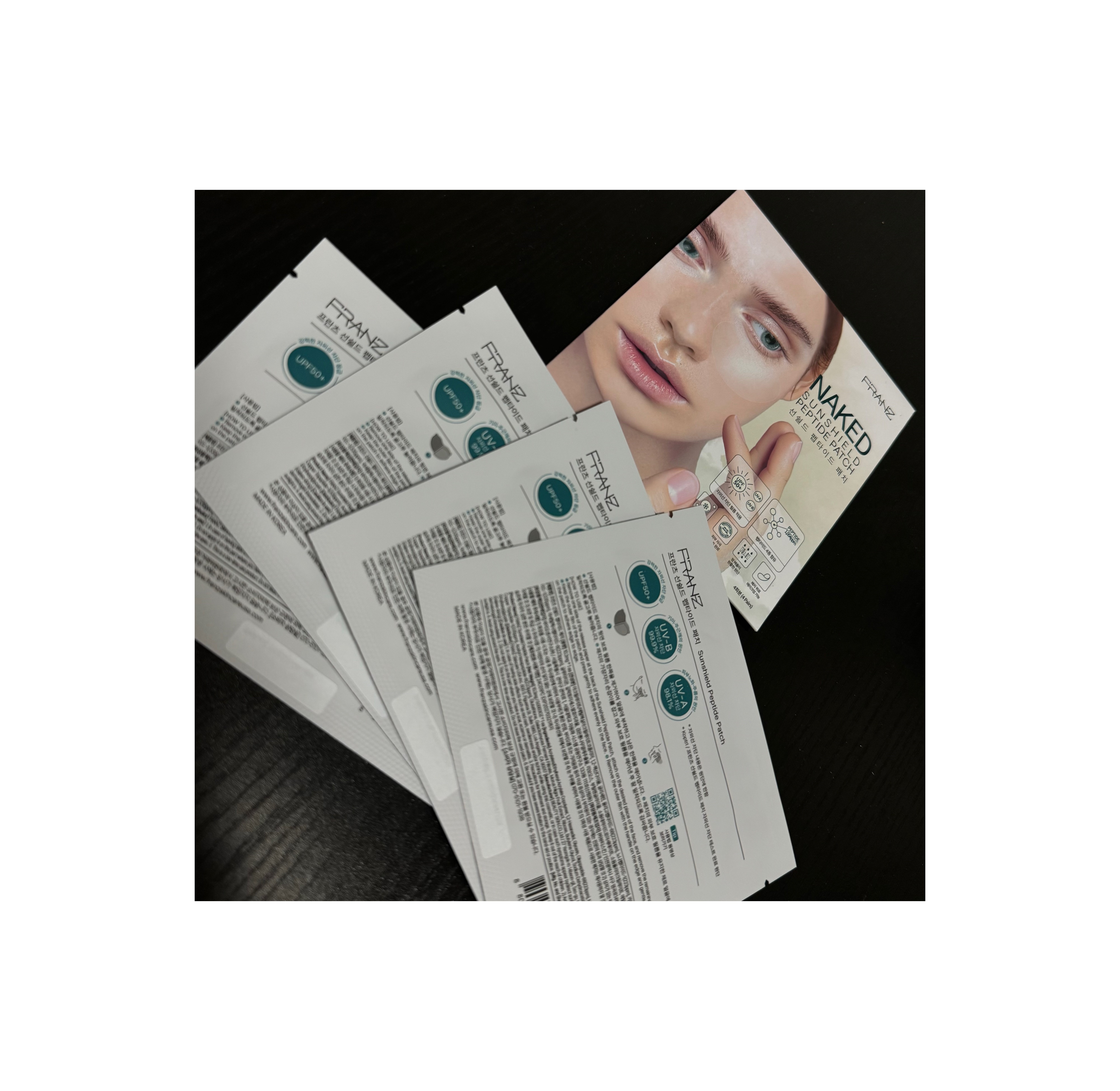 ネイキッドサンシールドペプチドパッチ/フランツ/その他スキンケアを使ったクチコミ（2枚目）