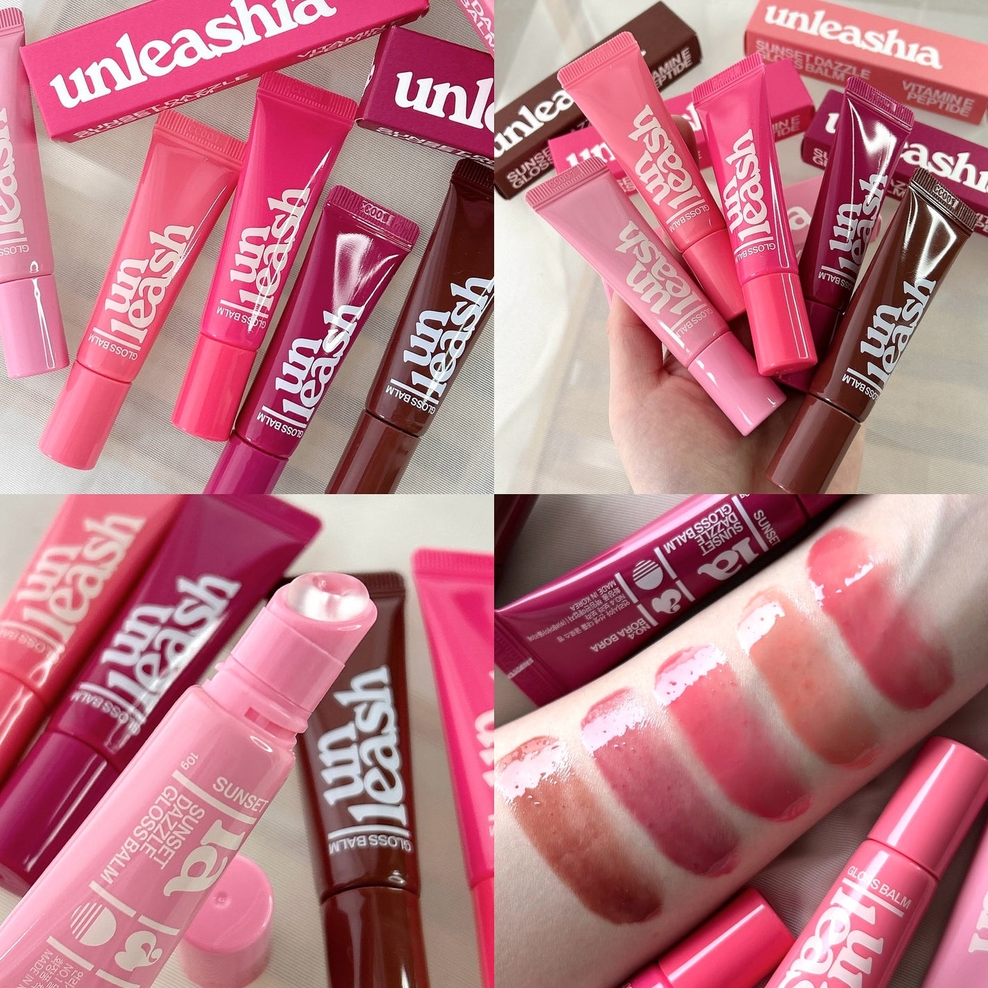Sunset Dazzle Gloss Balm/unleashia/リップグロスを使ったクチコミ(6枚目)