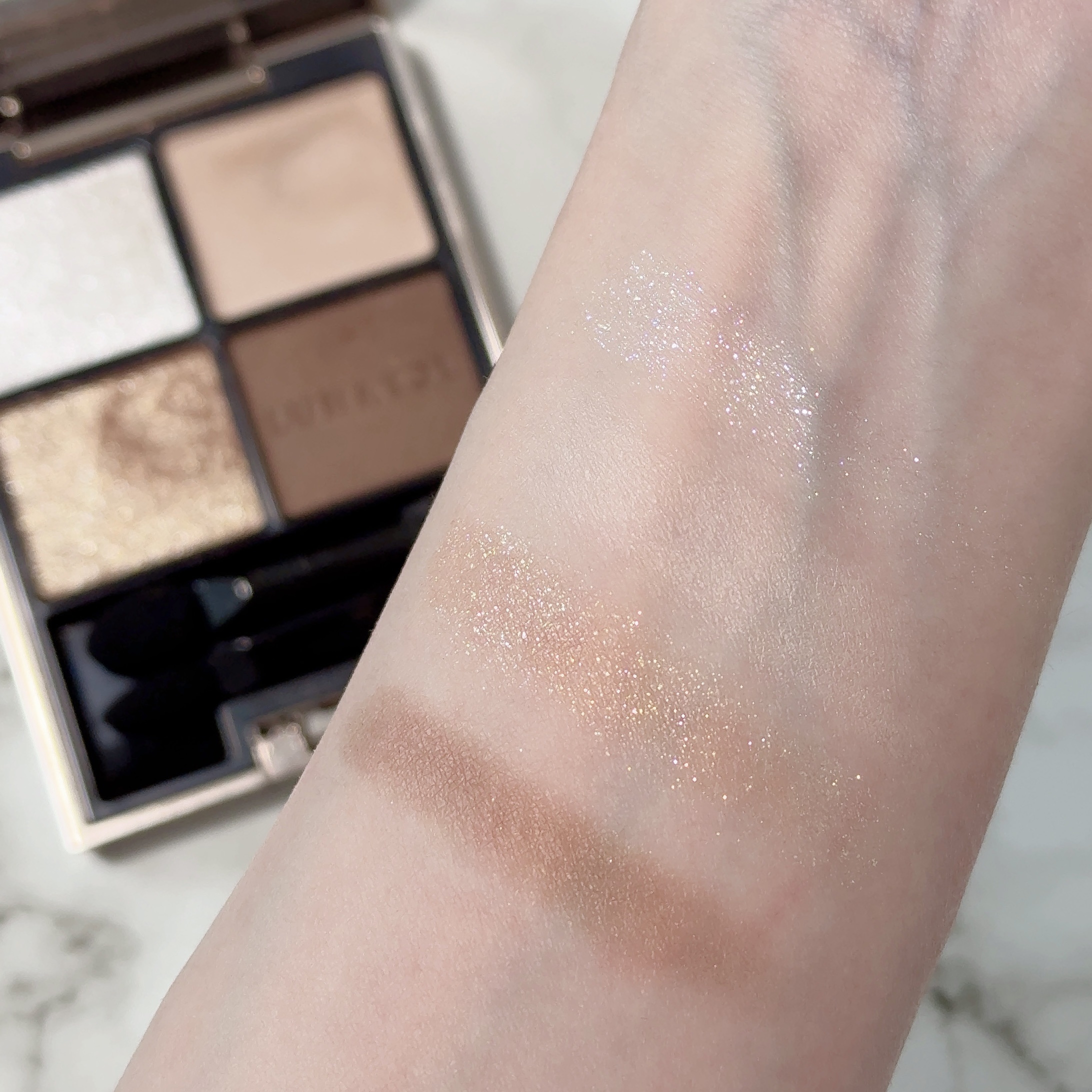 アイカラーレーション/LUNASOL/アイシャドウパレットを使ったクチコミ（2枚目）